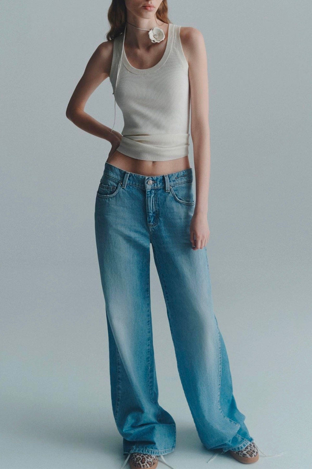 MARELLA PANTALONE IN DENIM  Jenas donna Marella over Wleg