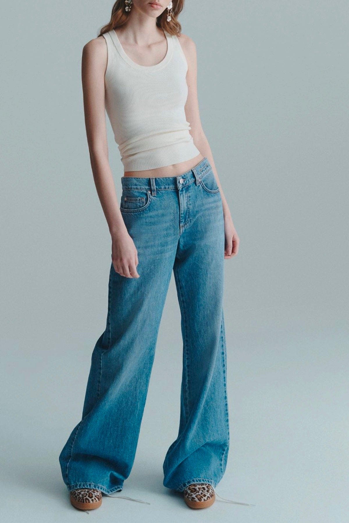 MARELLA PANTALONE IN DENIM  Jenas donna Marella over Wleg
