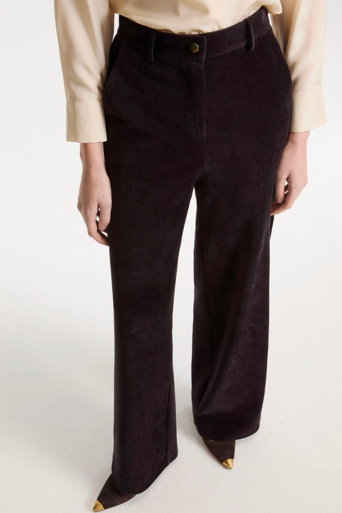 MARELLA PANTALONE IN JERSEY  Pantaloni in velluto a coste donna Marella Mlsastrale