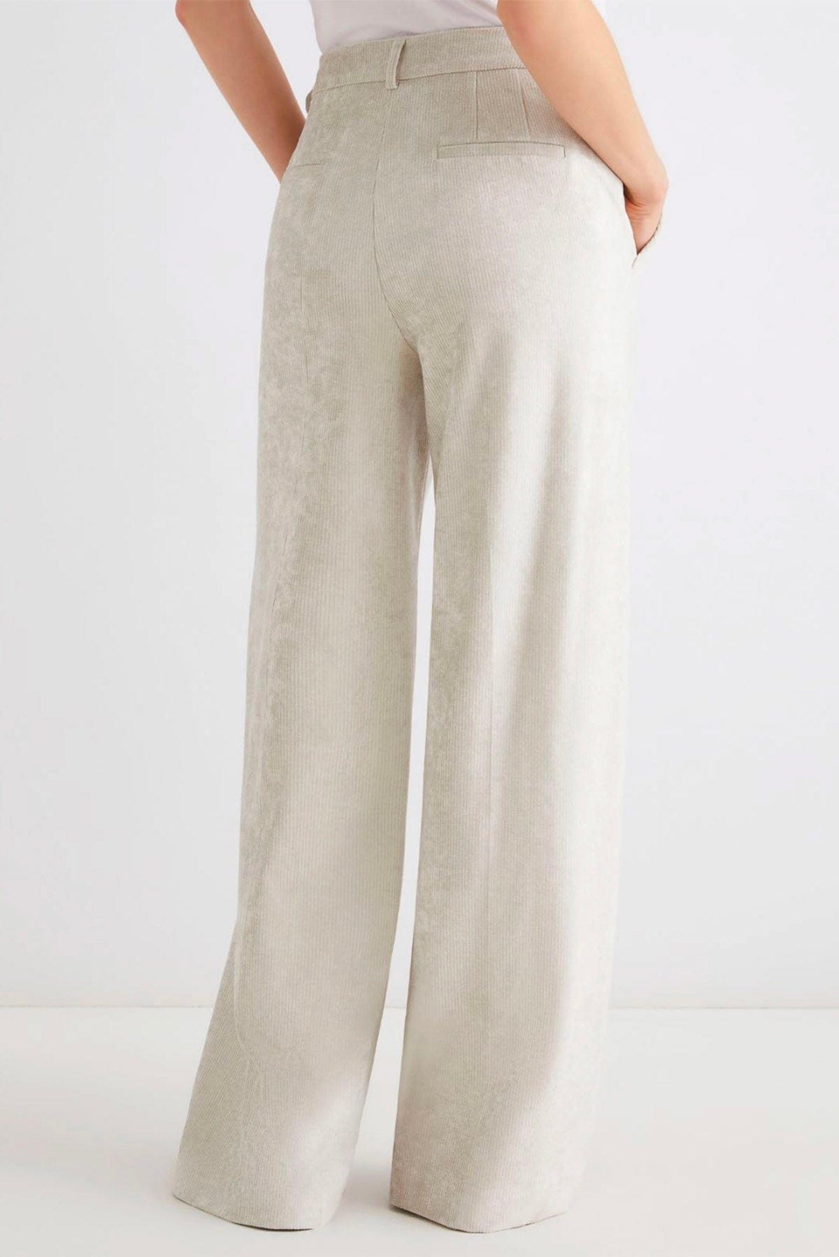MARELLA PANTALONE IN JERSEY  Pantaloni in velluto a coste Marella Avana