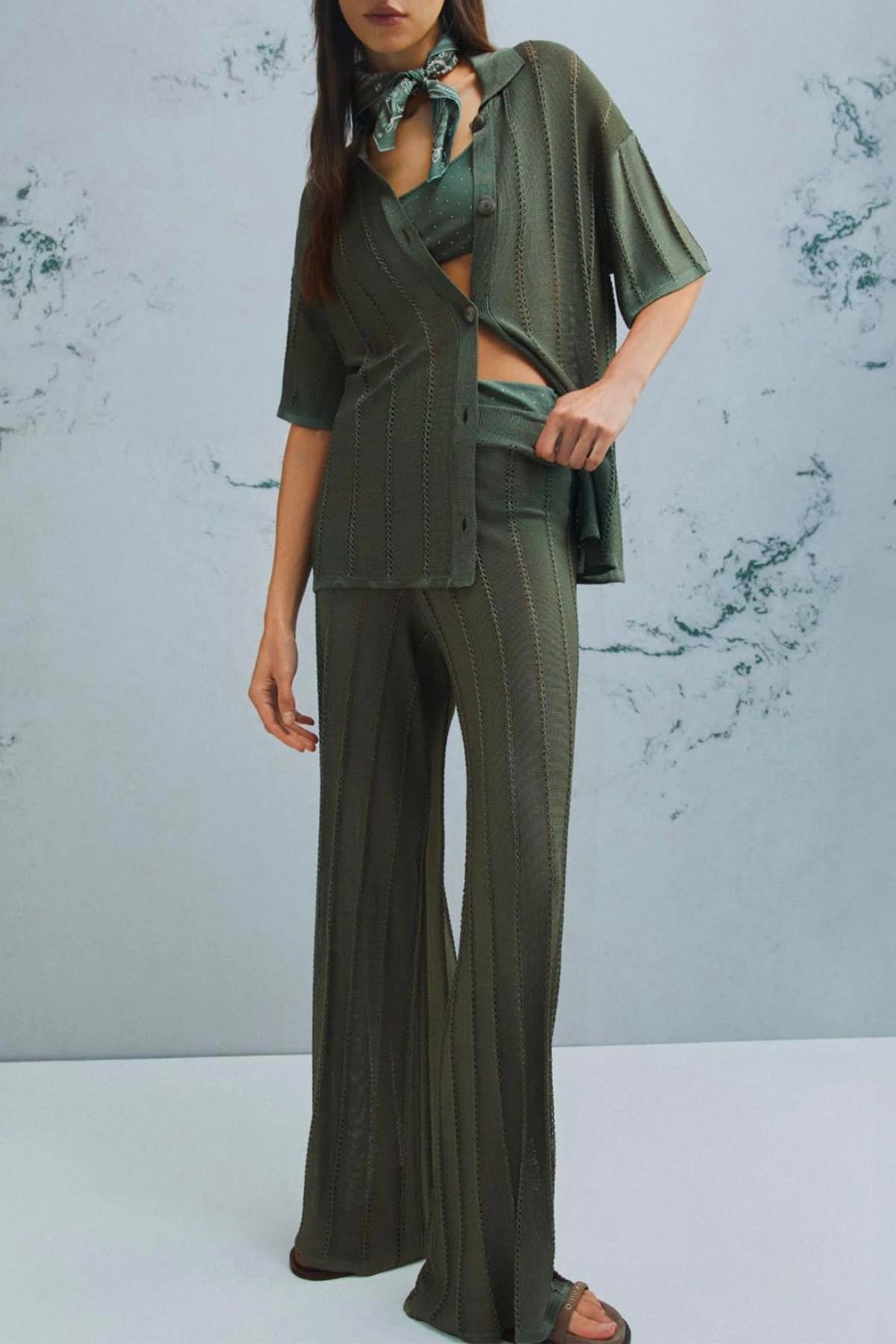 MARELLA PANTALONE IN MAGLIA  Pantaloni in maglia donna Marella Monochrome Mlmtilde