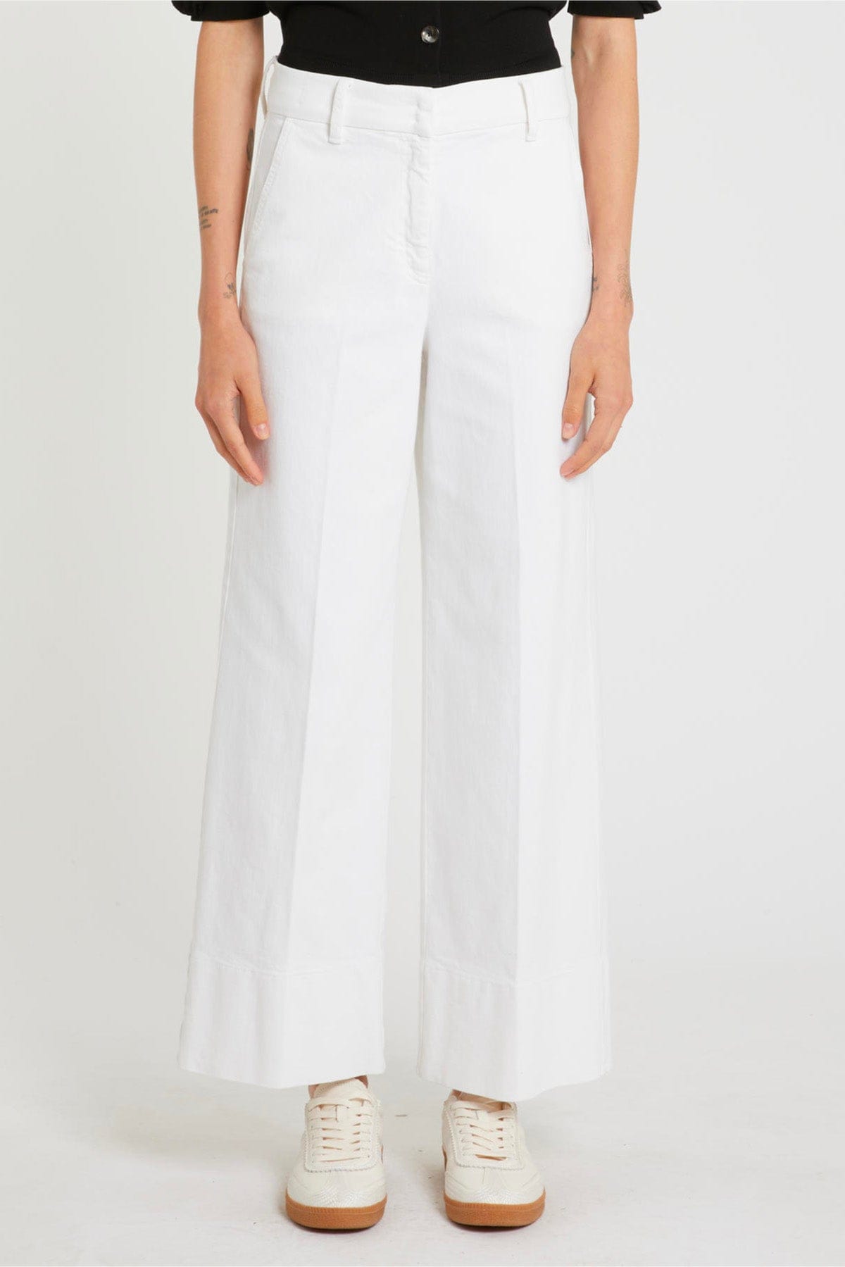 MARELLA PANTALONE LUNGO  BIANCO / 34 Pantaloni ampi donna Marella Nicchia1