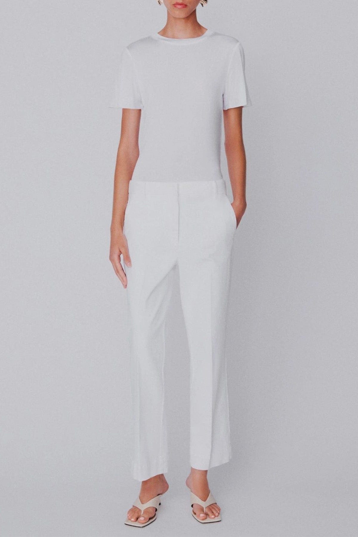 MARELLA PANTALONE LUNGO  BIANCO / 34 Pantaloni dritti donna Marella Maesta