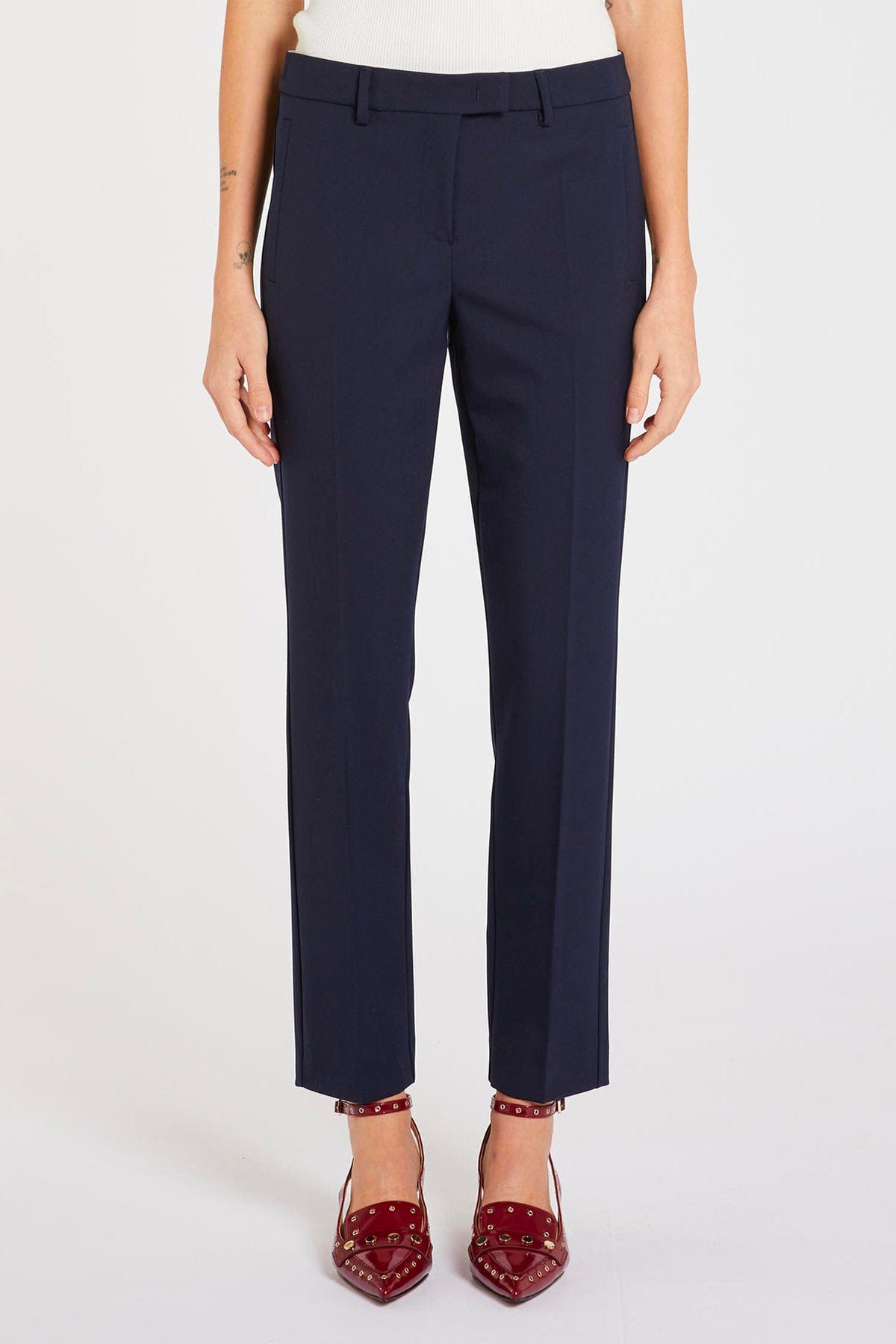 MARELLA PANTALONE LUNGO  NERO / 34 Pantalone lungo donna Marella Opaco