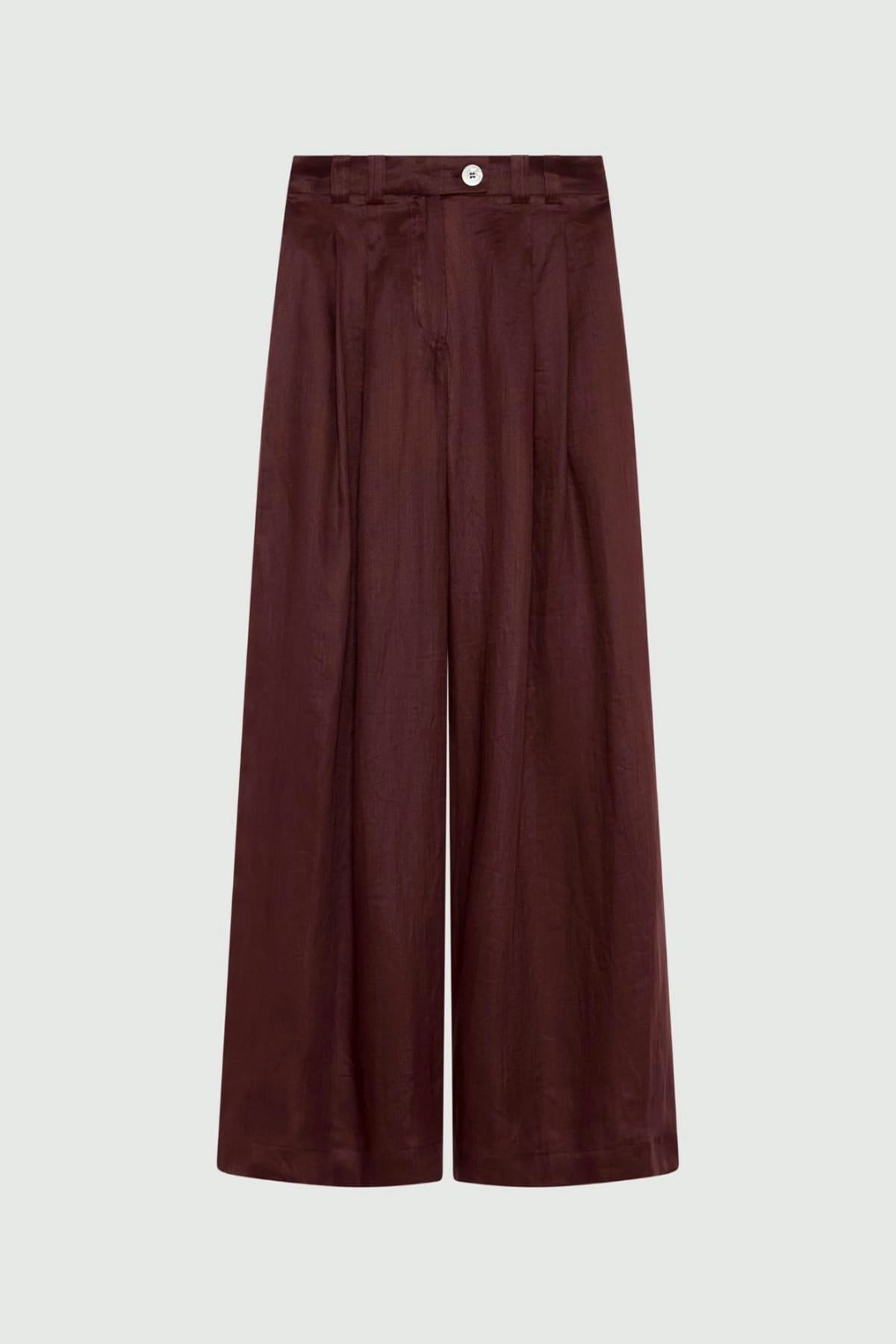MARELLA PANTALONE LUNGO  MARRONE / 34 Pantaloni over donna Marella Mllaereo