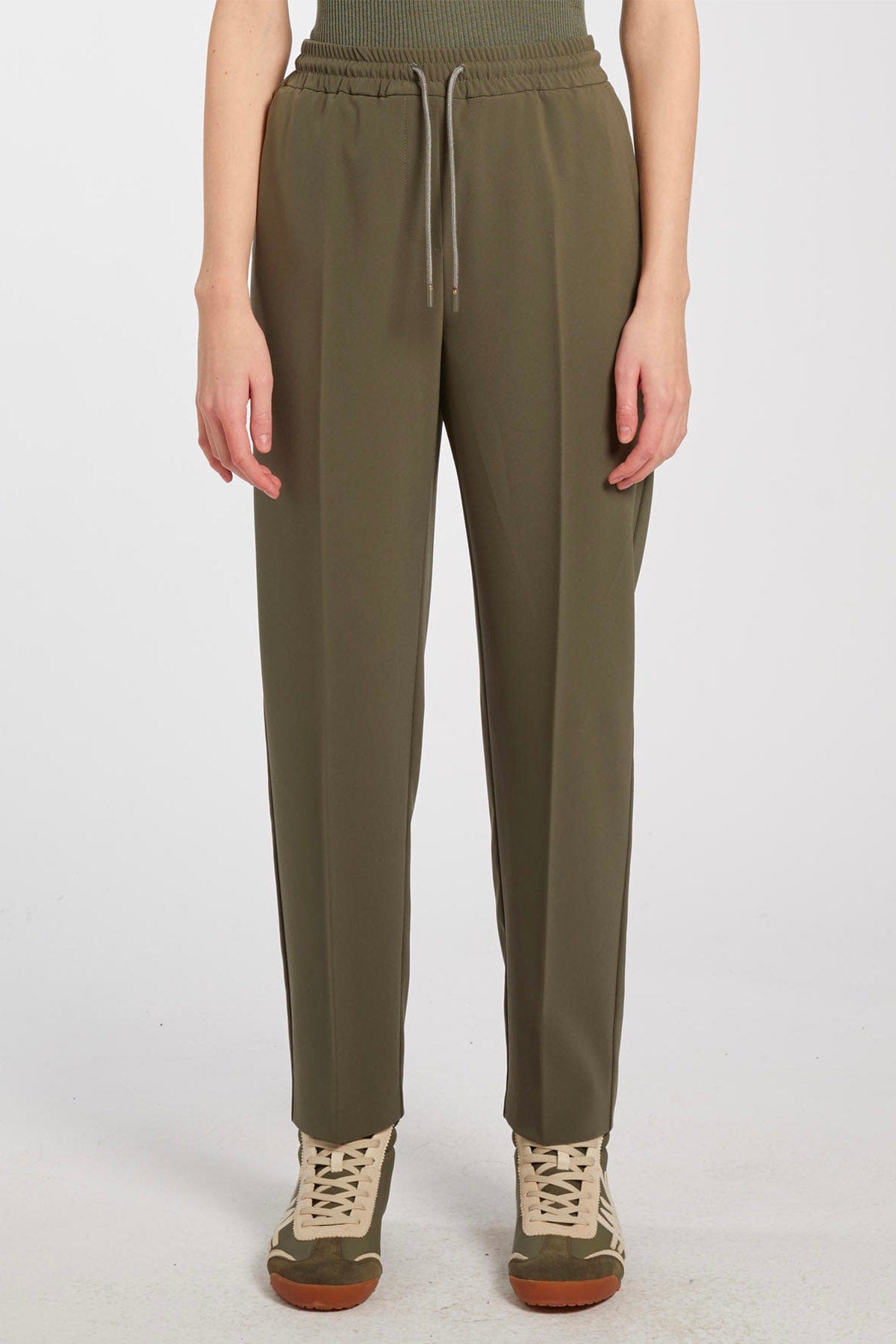 MARELLA PANTALONE LUNGO  OLIVA / 34 Pantaloni tuta donna Marella Monochrome Seme