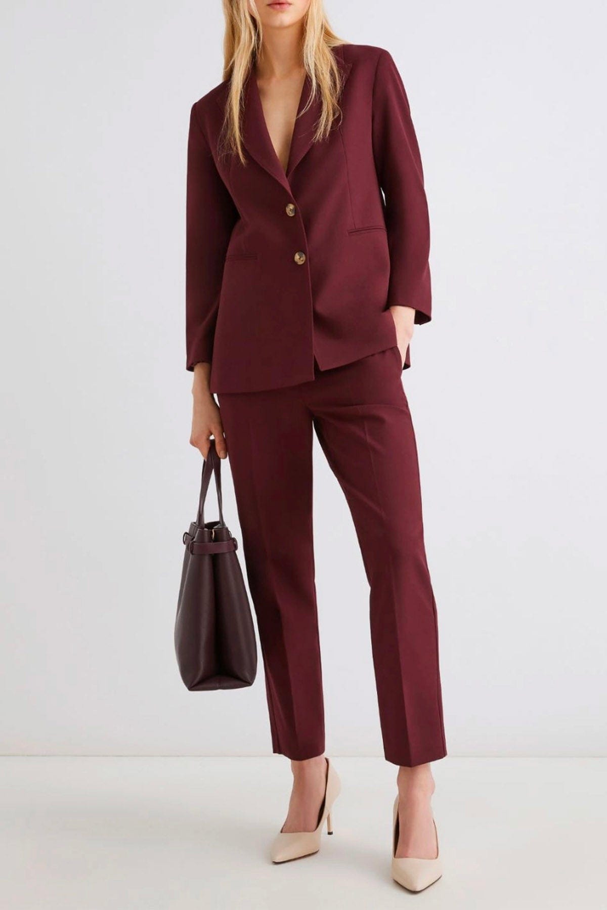 MARELLA PANTALONE LUNGO  Pantalone a sigaretta donna Marella Leccio
