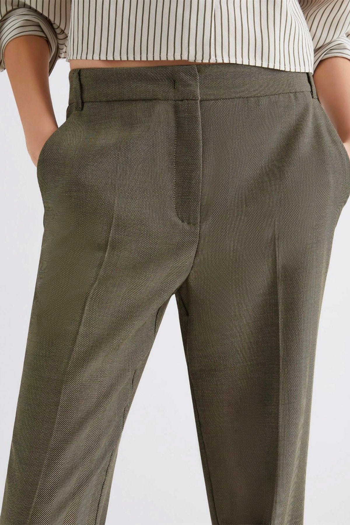 MARELLA PANTALONE LUNGO  Pantalone effetto resca donna Marella Edison
