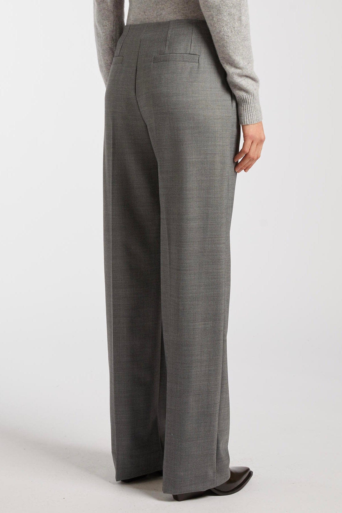 MARELLA PANTALONE LUNGO  GRIGIO MELANGE / 34 Pantalone griigio melangè donna Marella Affari