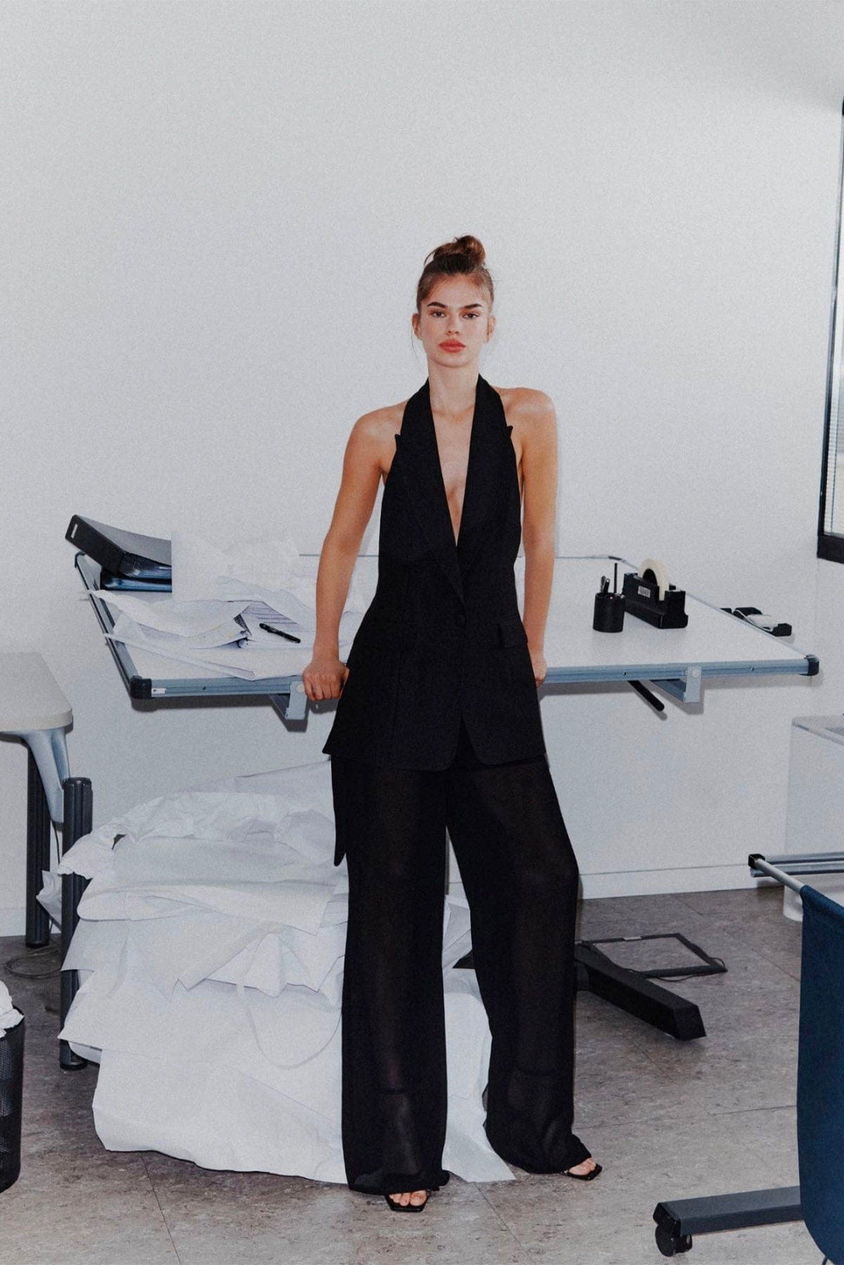 MARELLA PANTALONE LUNGO  Pantalone lungo nero donna Stella Maxwell Charming