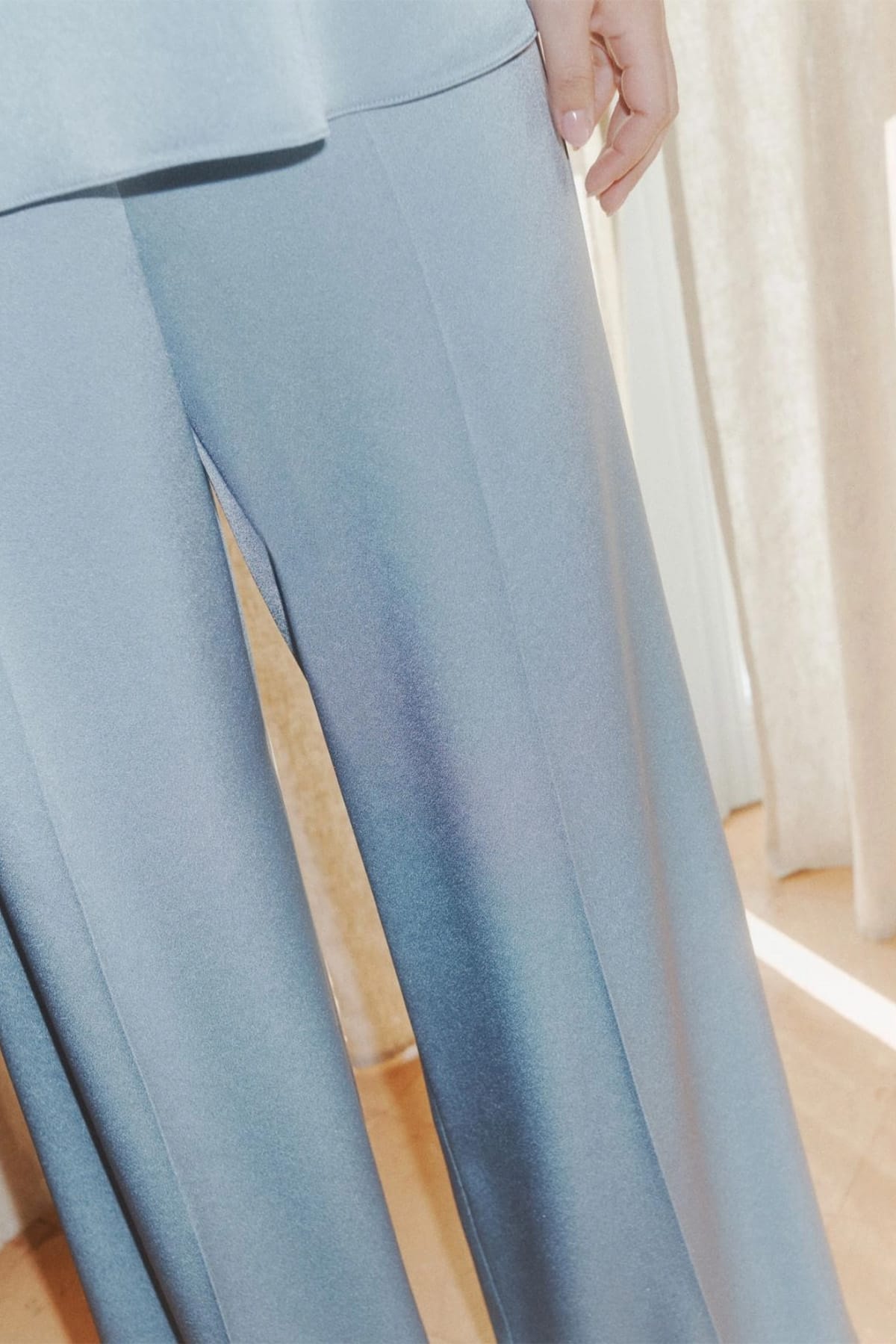 MARELLA PANTALONE LUNGO  AZZURRO / 34 Pantaloni ampi donna Marella Mllpesi