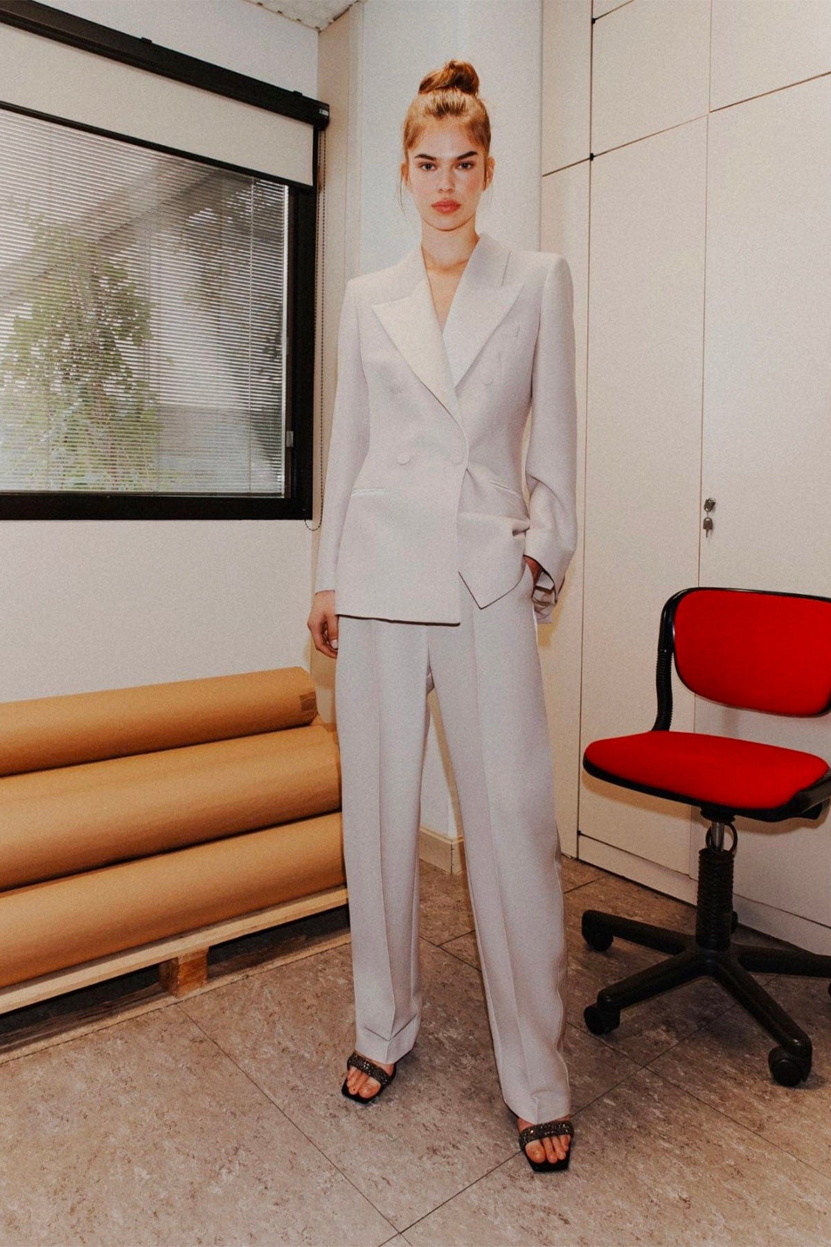 MARELLA PANTALONE LUNGO  Pantaloni bianchi donna Stella Maxwell Marella Smoking