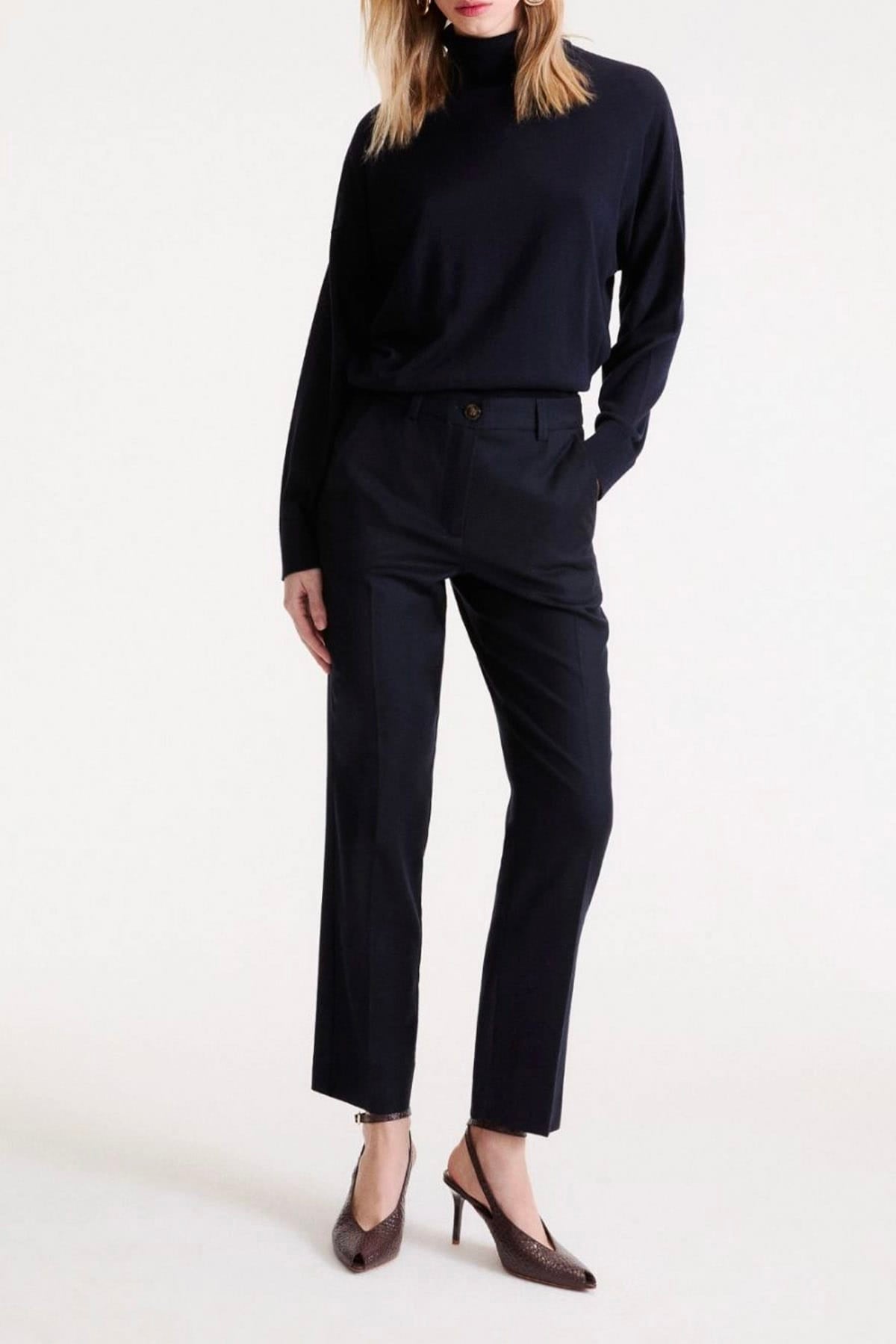 MARELLA PANTALONE LUNGO  Pantaloni blu donna Marella Mlsmacina
