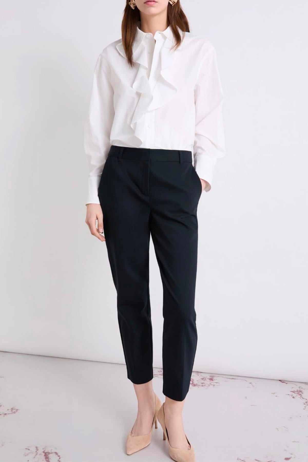 MARELLA PANTALONE LUNGO  Pantaloni donna donna Marrella in cotone Mllghianda