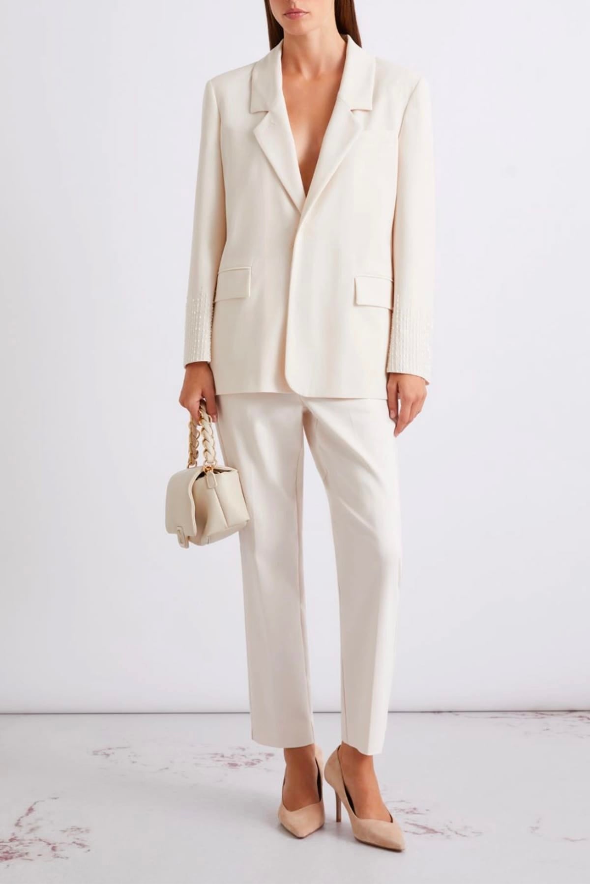 MARELLA PANTALONE LUNGO  Pantaloni donna donna Marrella in cotone Mllghianda