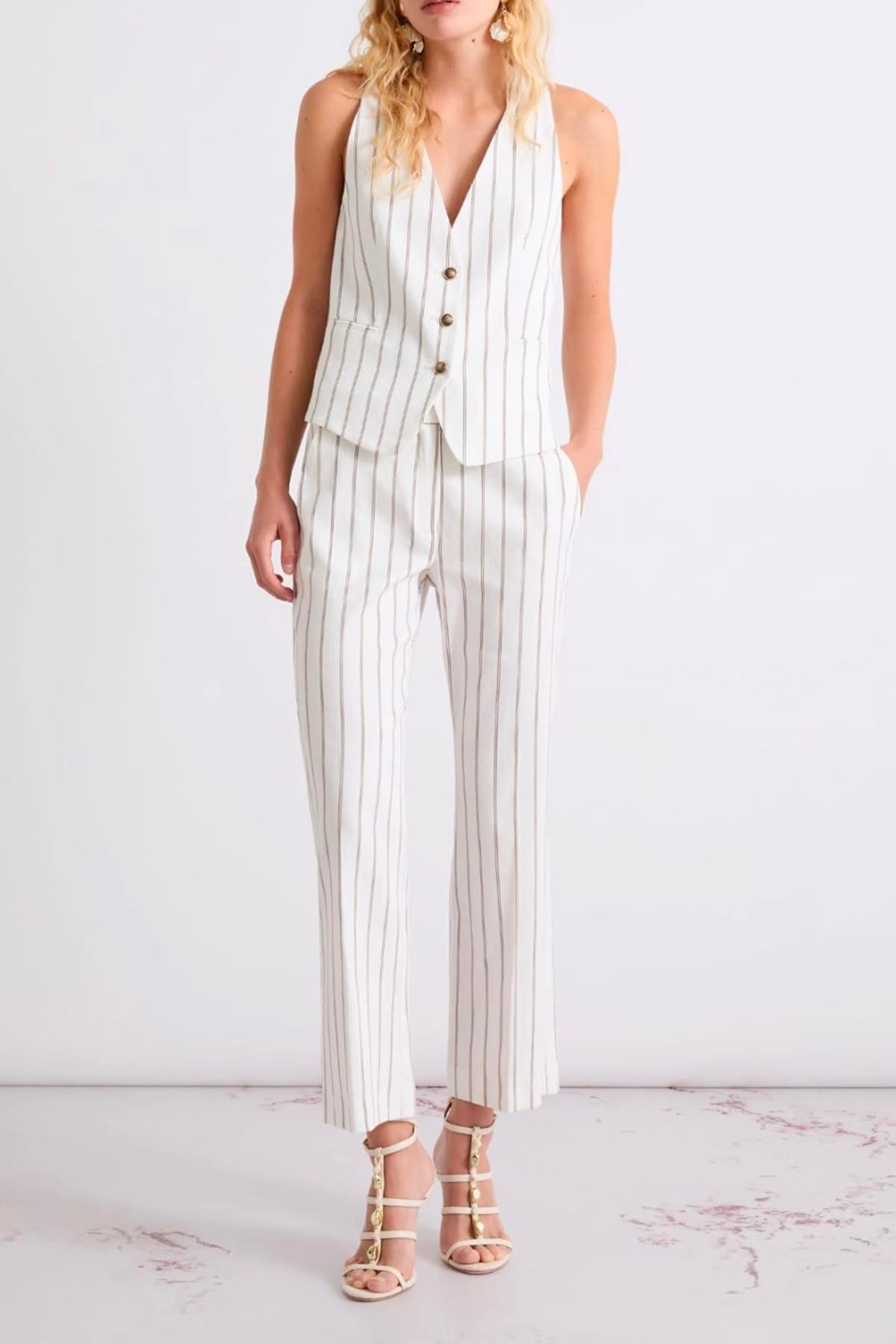 MARELLA PANTALONE LUNGO  Pantaloni donna marella Gessati Mllfebo