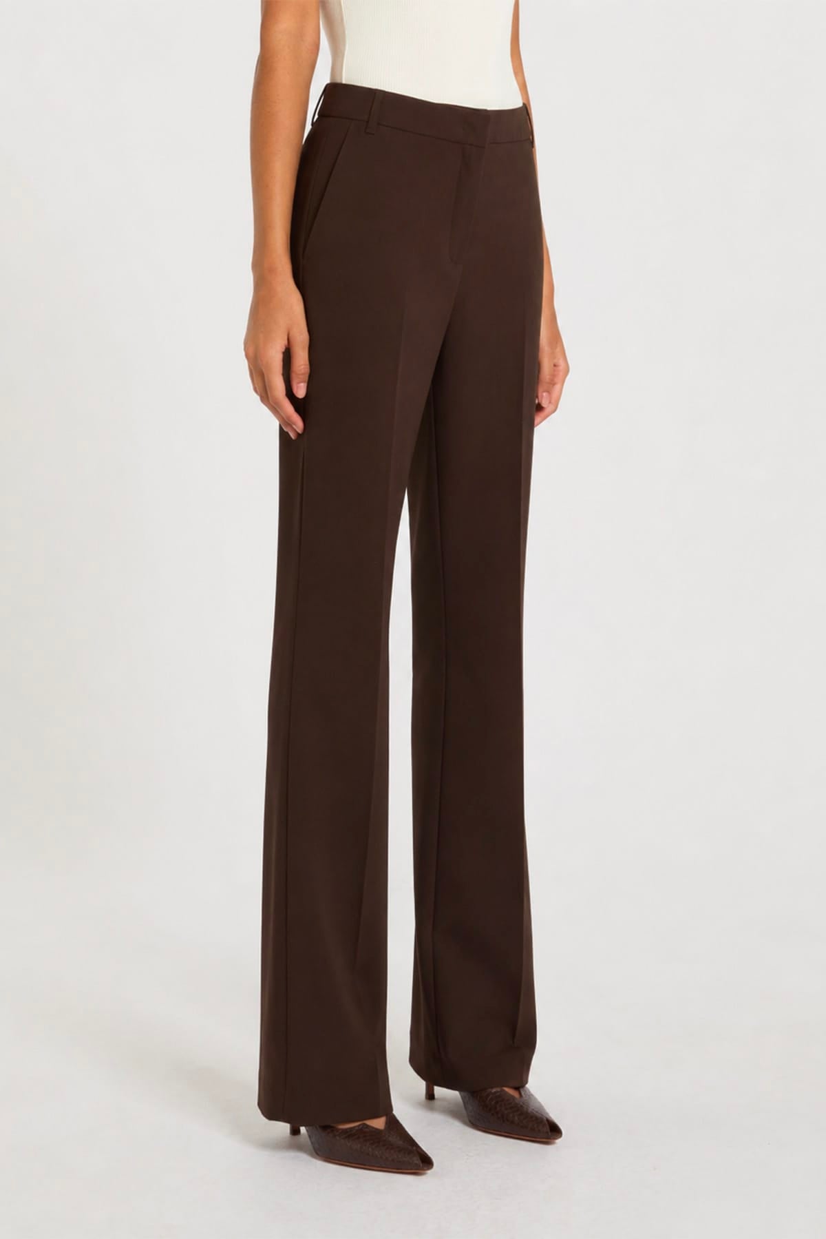 MARELLA PANTALONE LUNGO  Pantaloni donna marroni Marella Mllquassia