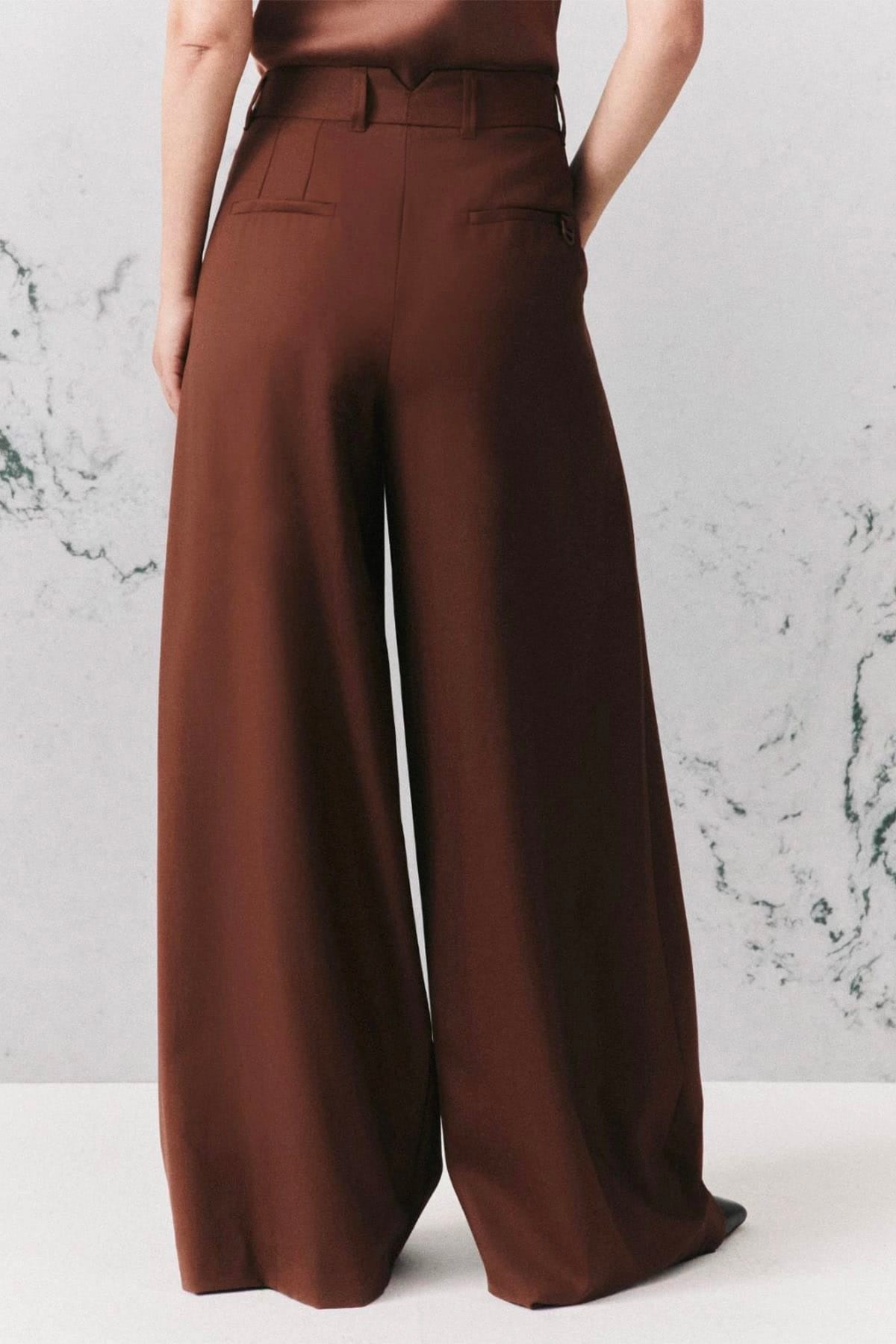 MARELLA PANTALONE LUNGO  Pantaloni fluidi in lana donna Marella Mllsalvo