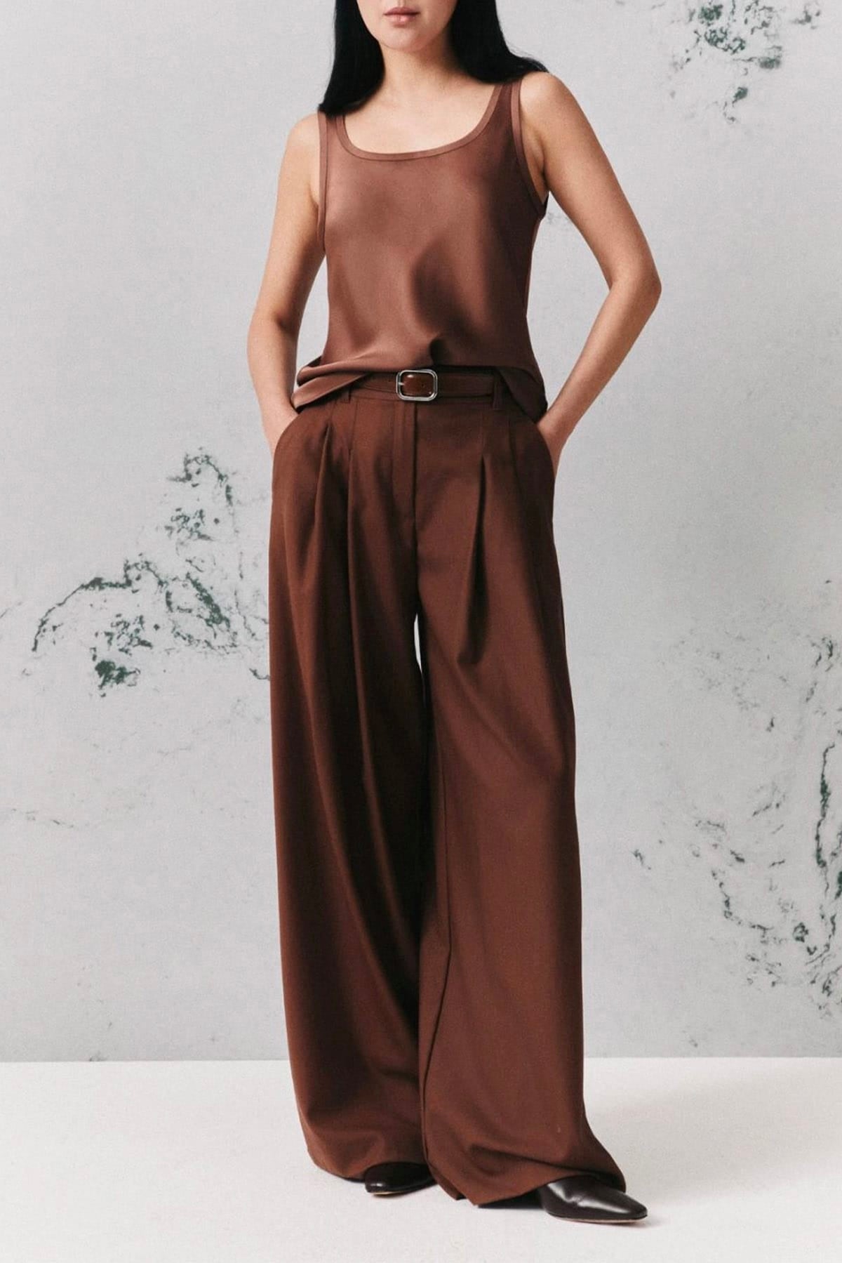 MARELLA PANTALONE LUNGO  Pantaloni fluidi in lana donna Marella Mllsalvo