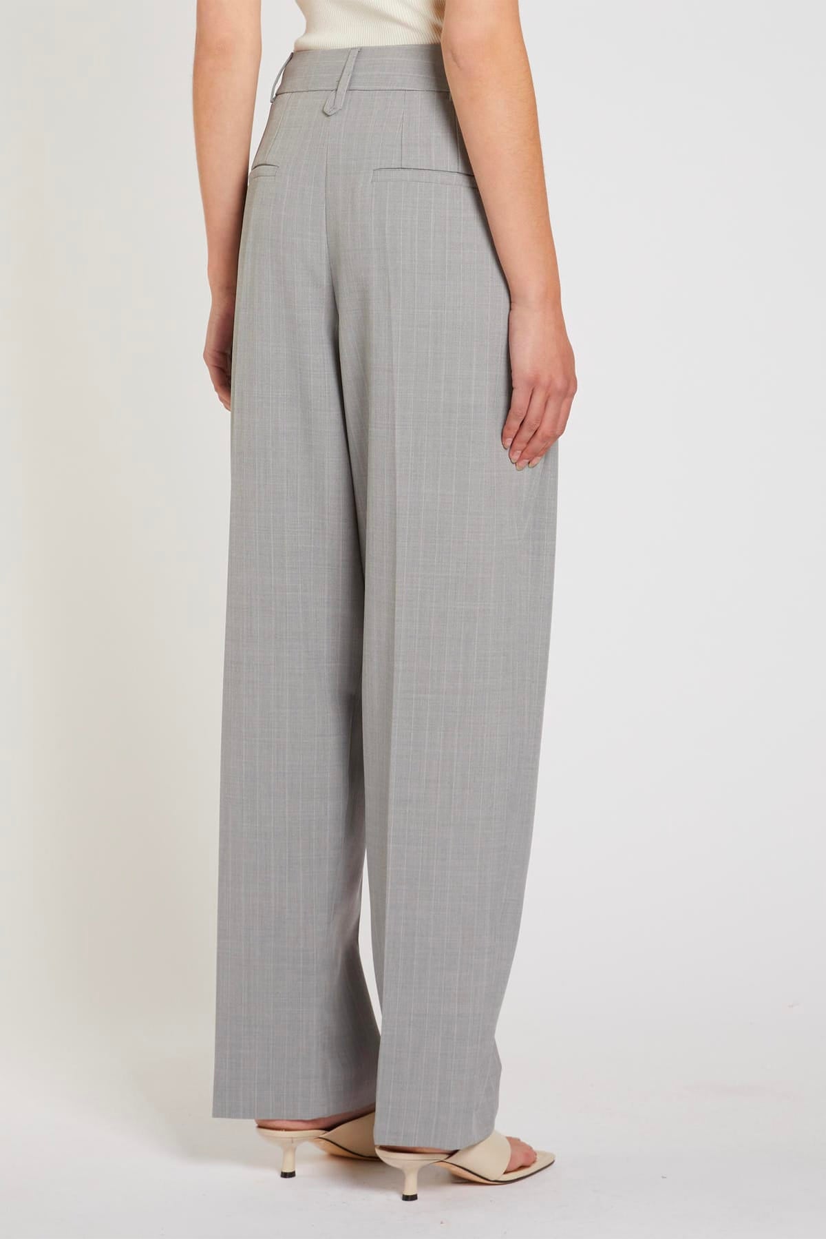 MARELLA PANTALONE LUNGO  GRIGIO CHIARO / 34 Pantaloni grigi donna Marella Mllegrege