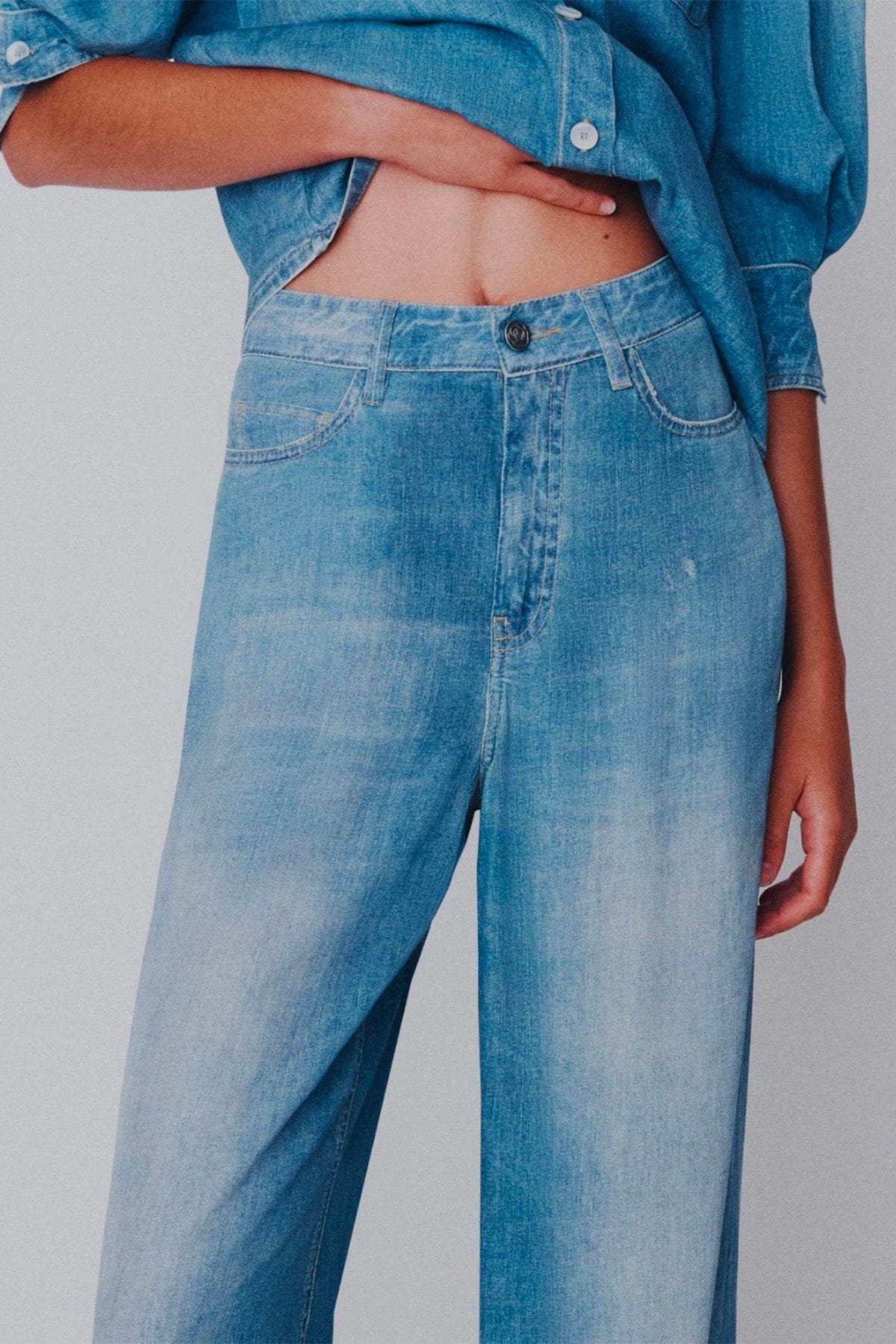 MARELLA PANTALONE LUNGO  Pantaloni in denim over donna Marella Pagina
