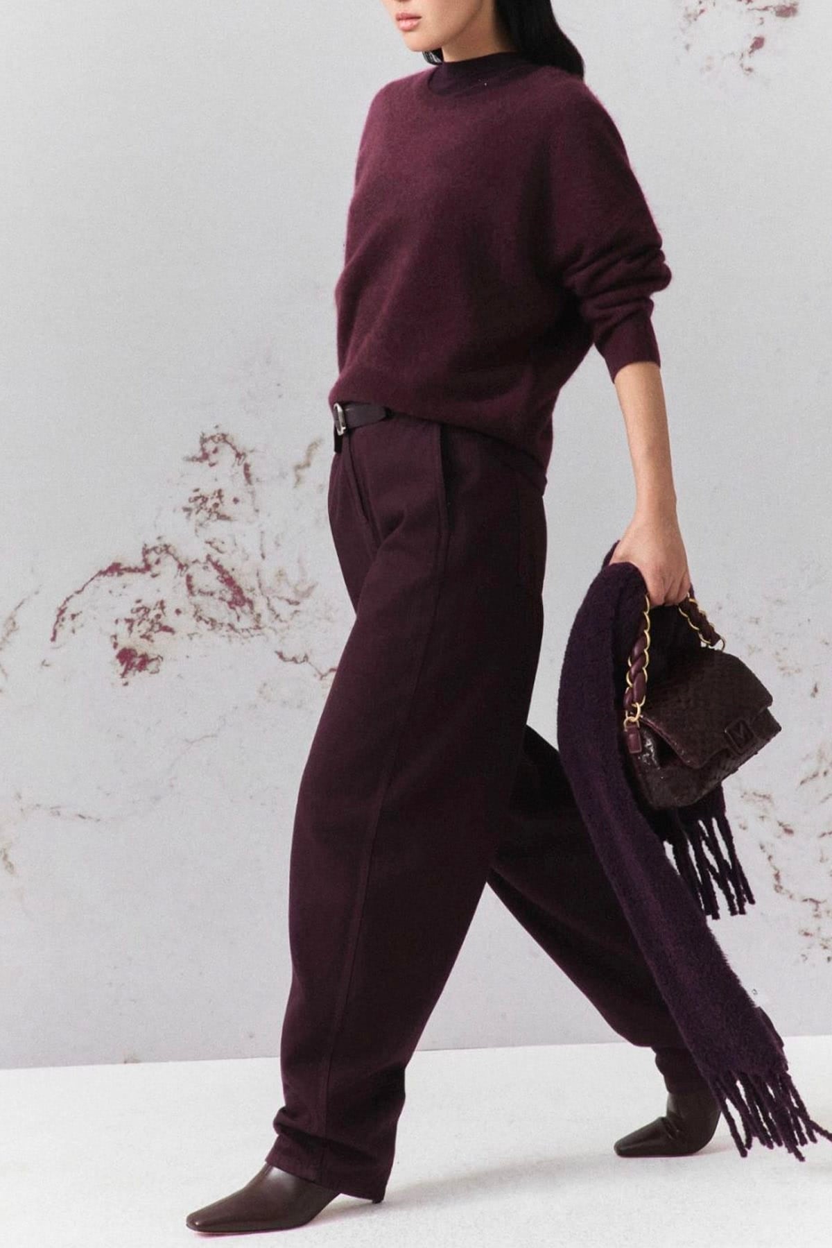 MARELLA PANTALONE LUNGO  Pantaloni in drill di cotone donna Marella Mllteismo