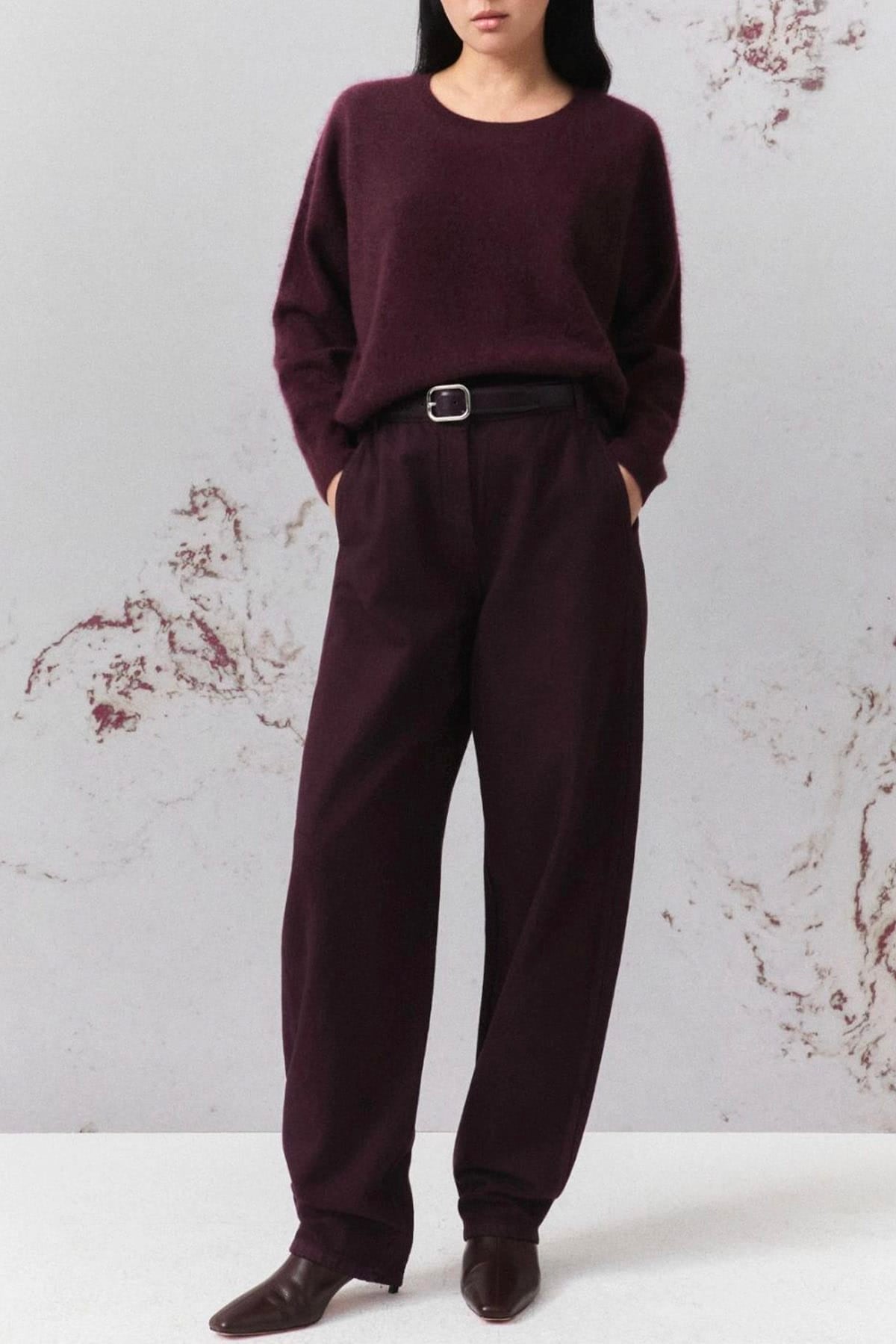 MARELLA PANTALONE LUNGO  Pantaloni in drill di cotone donna Marella Mllteismo