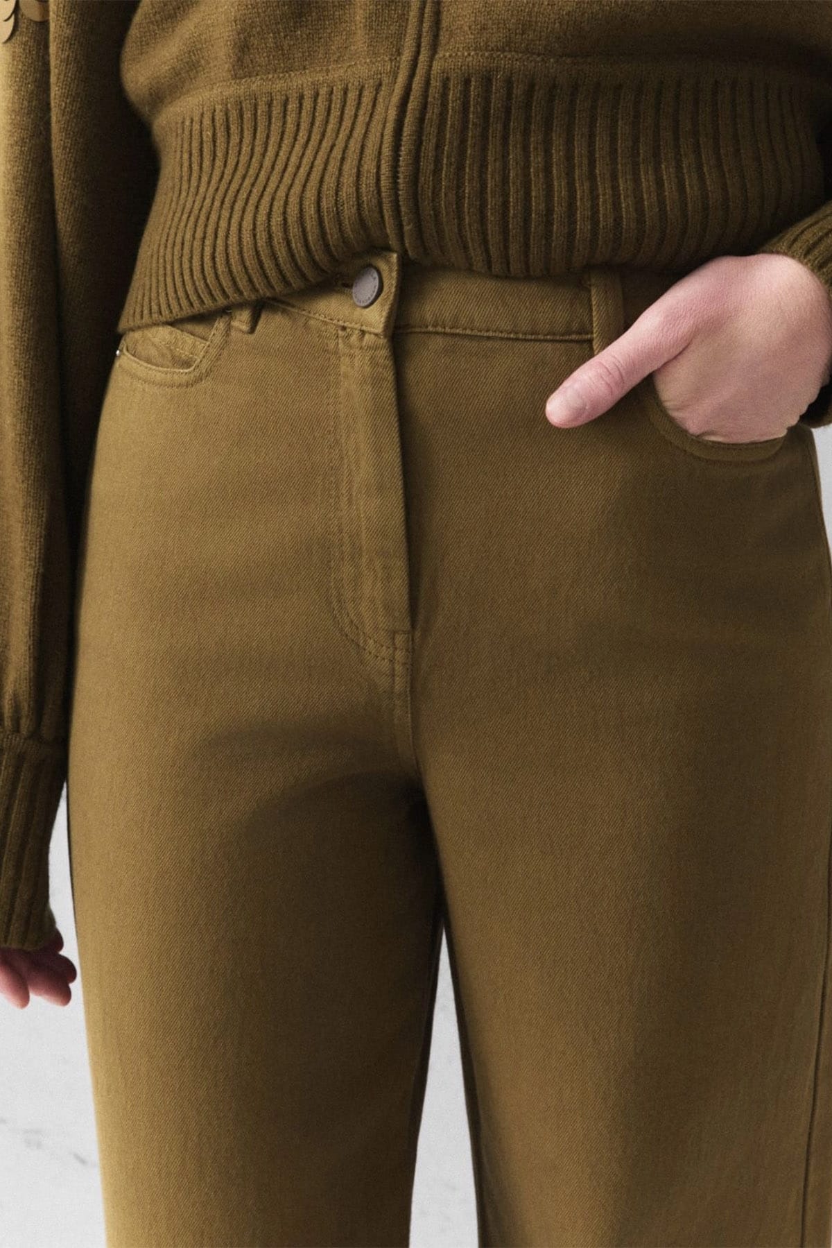 MARELLA PANTALONE LUNGO  Pantaloni in drill di cotone Marella Mllzaffo