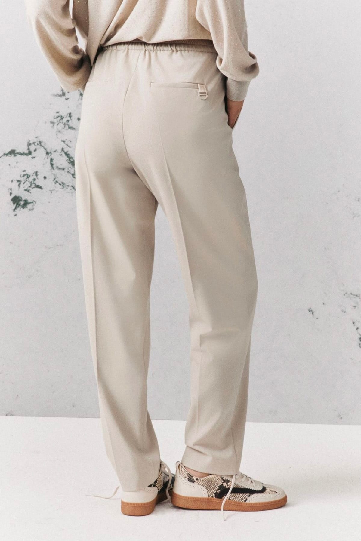 MARELLA PANTALONE LUNGO  Pantaloni in lana avena donna Marella Mllvoto