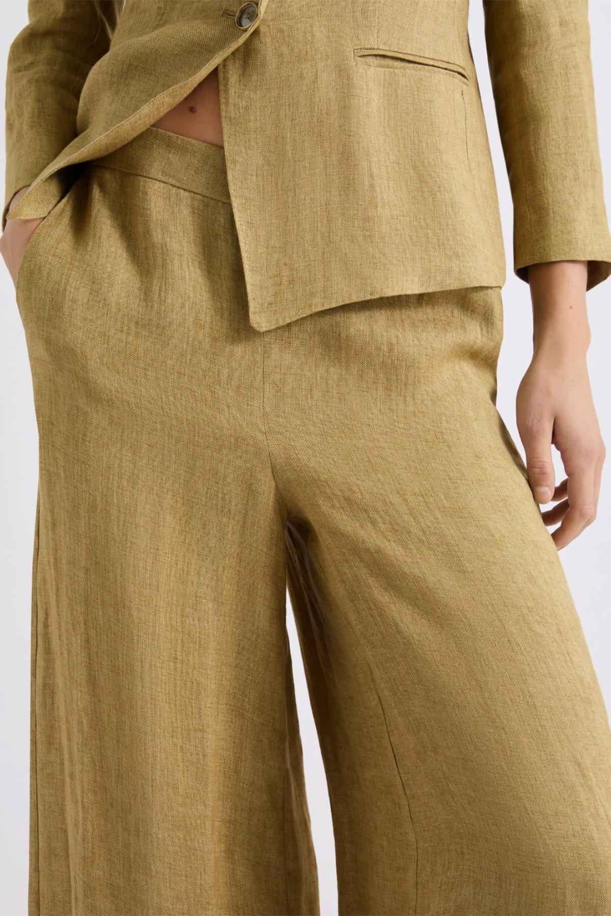 MARELLA PANTALONE LUNGO  KIWI / 34 Pantaloni in lino donna Marella Mllottelia