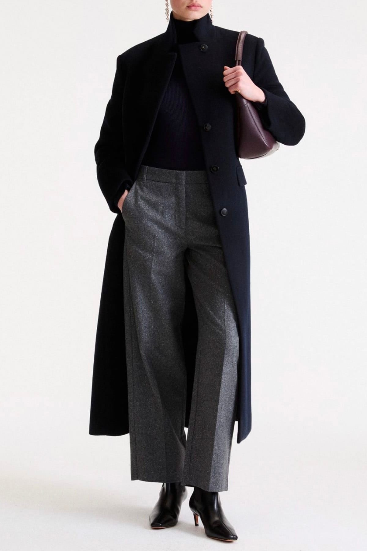 MARELLA PANTALONE LUNGO  Pantaloni in misto lana e seta tweed Marella Mllpoggio