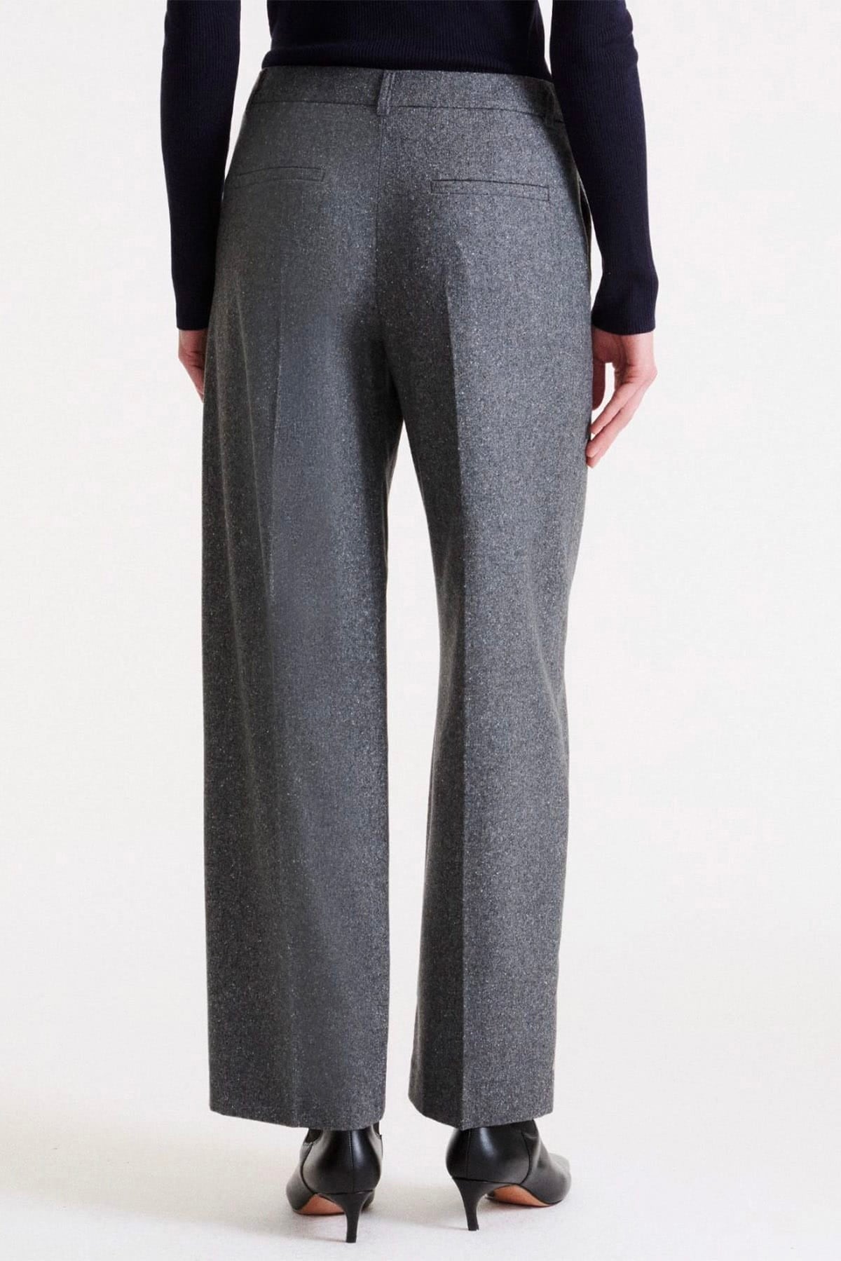 MARELLA PANTALONE LUNGO  Pantaloni in misto lana e seta tweed Marella Mllpoggio