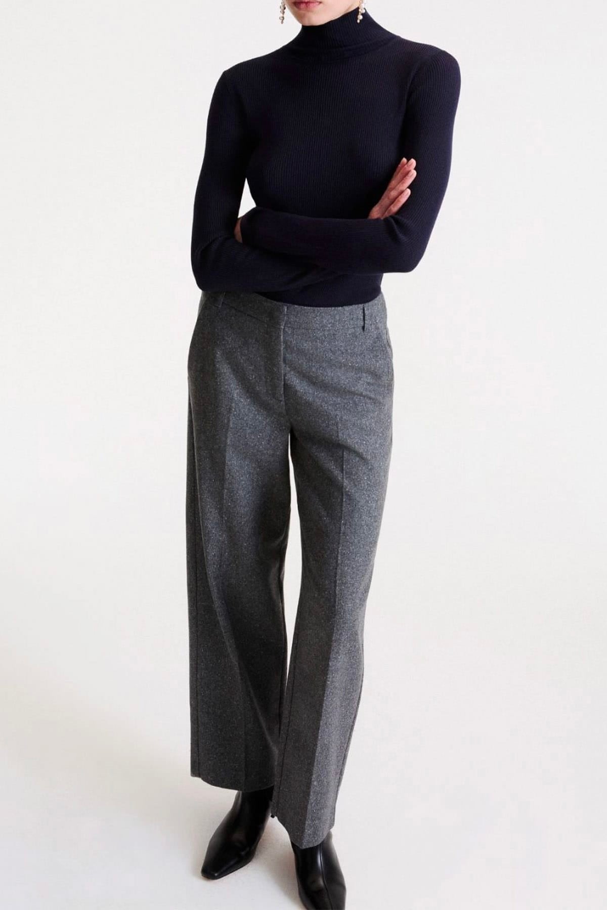 MARELLA PANTALONE LUNGO  Pantaloni in misto lana e seta tweed Marella Mllpoggio