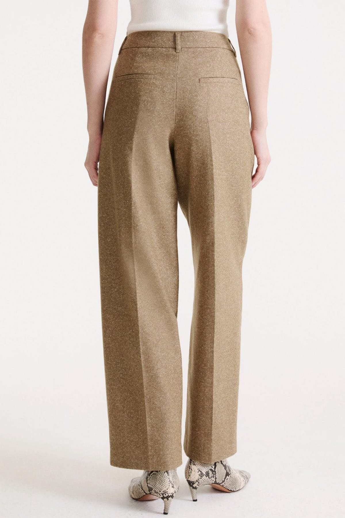 MARELLA PANTALONE LUNGO  Pantaloni in misto lana e seta tweed Marella Mllpoggio