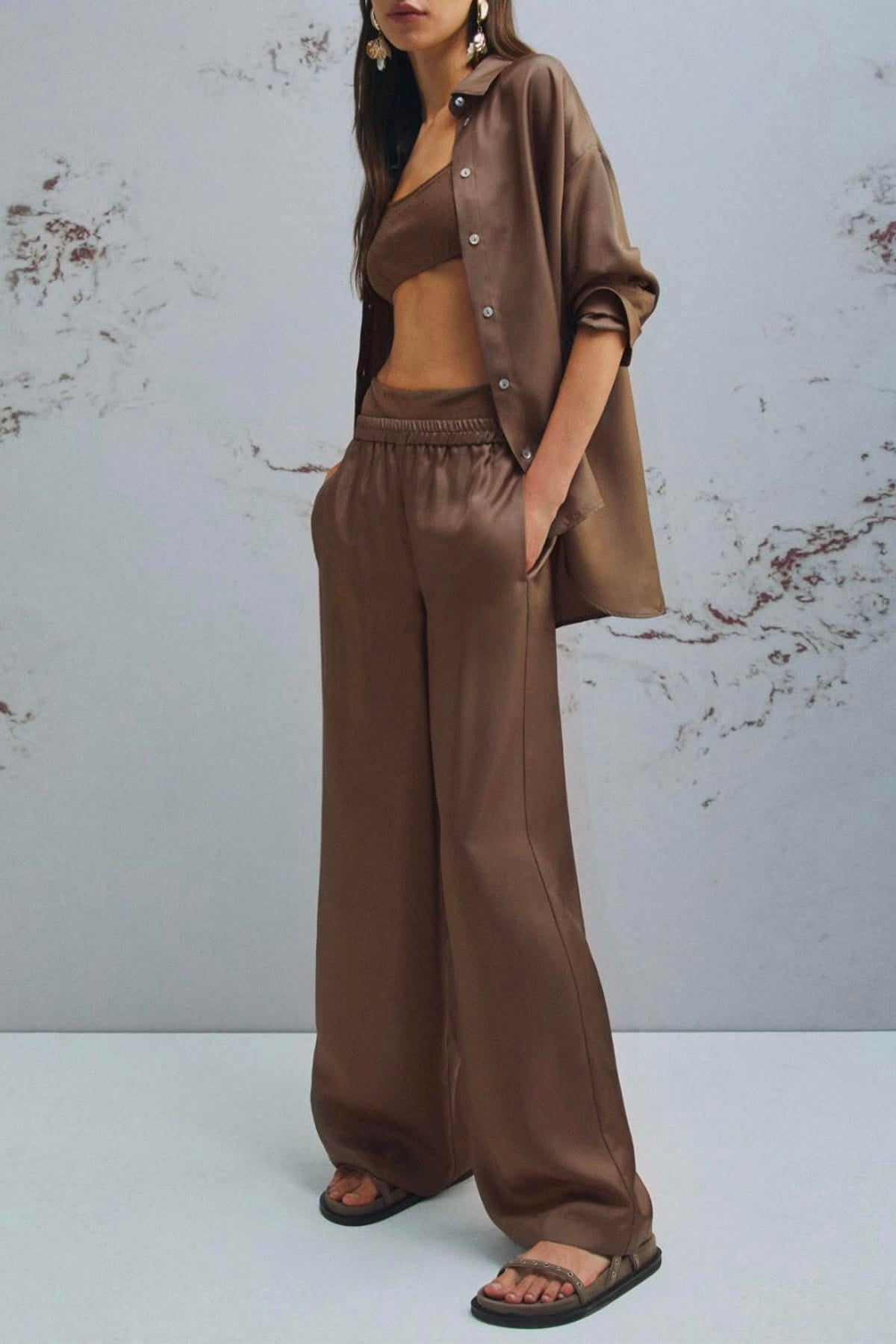 MARELLA PANTALONE LUNGO  Pantaloni in seta donna Marella Mlmquiz