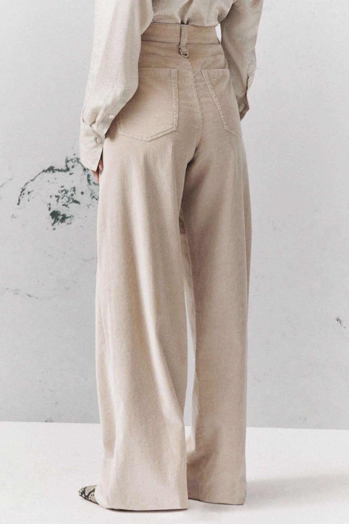 MARELLA PANTALONE LUNGO  Pantaloni in velluto a coste Marella Mllefebo