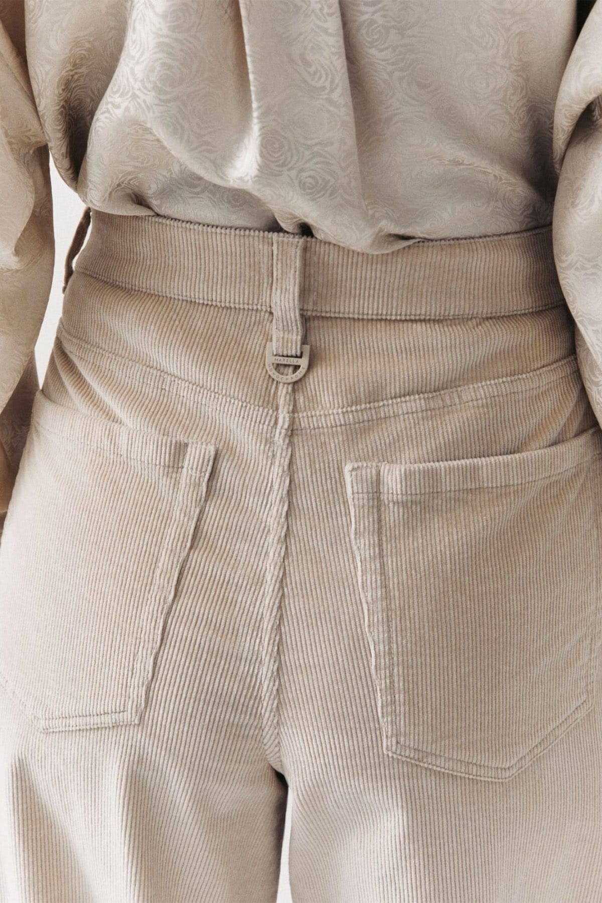 MARELLA PANTALONE LUNGO  Pantaloni in velluto a coste Marella Mllefebo