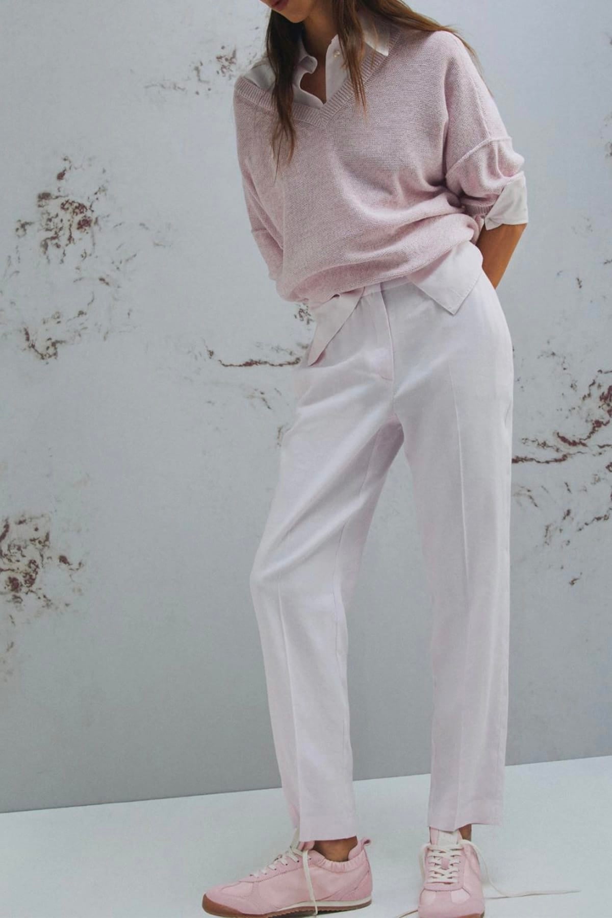 MARELLA PANTALONE LUNGO  Pantaloni misto lino Marella Monochrome Mlmcaro