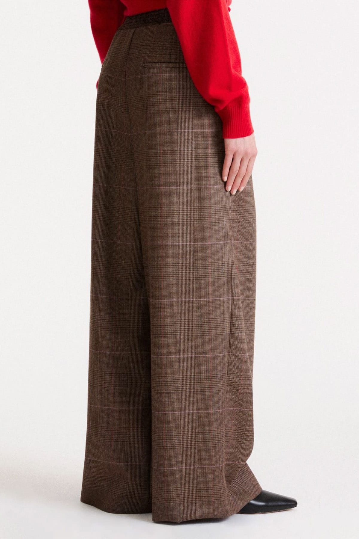 MARELLA PANTALONE LUNGO  Pantaloni over donna Check Marella Mllverbena