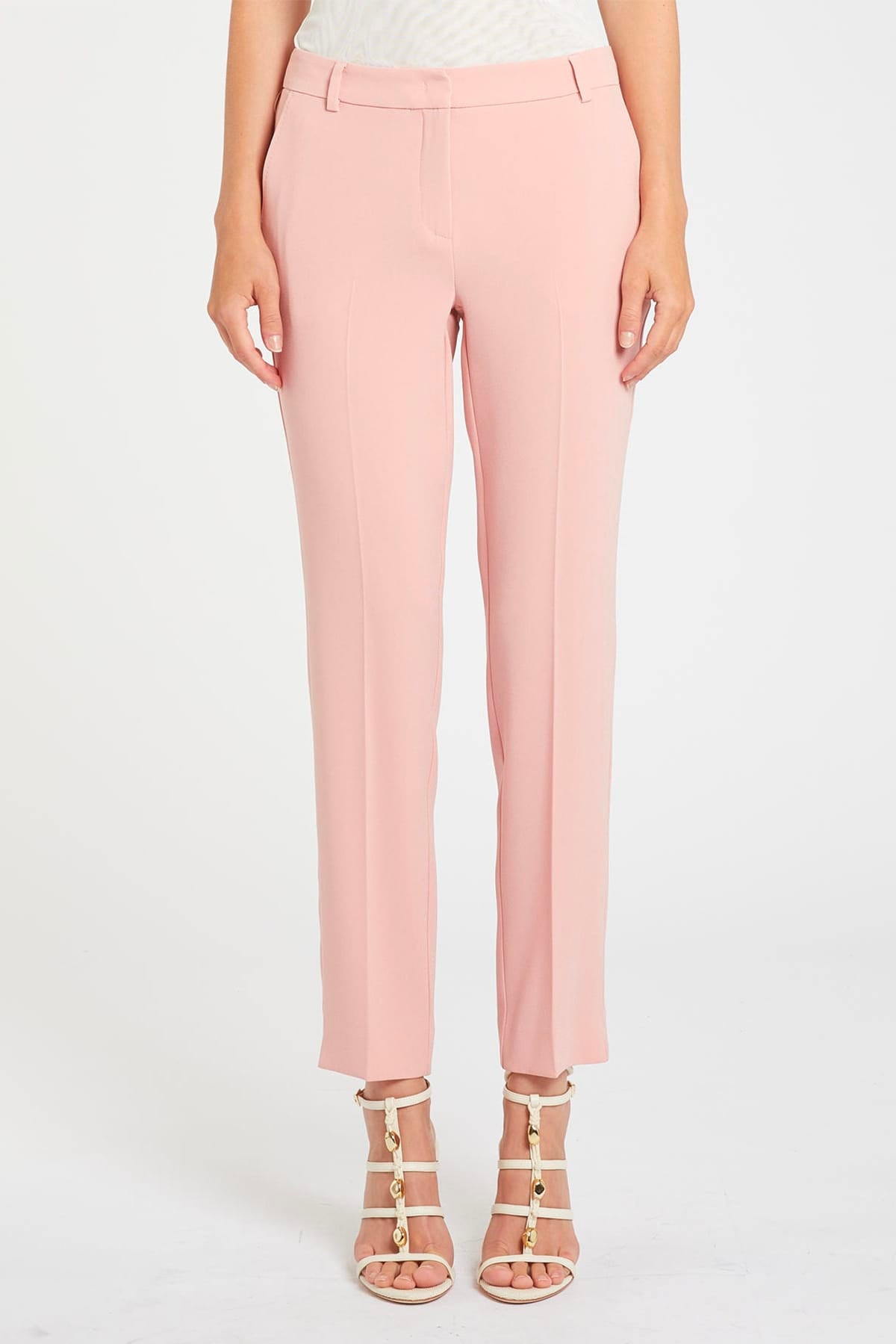 MARELLA PANTALONE LUNGO  ROSA / 34 Pantaloni in raso donna Marella Mllfune