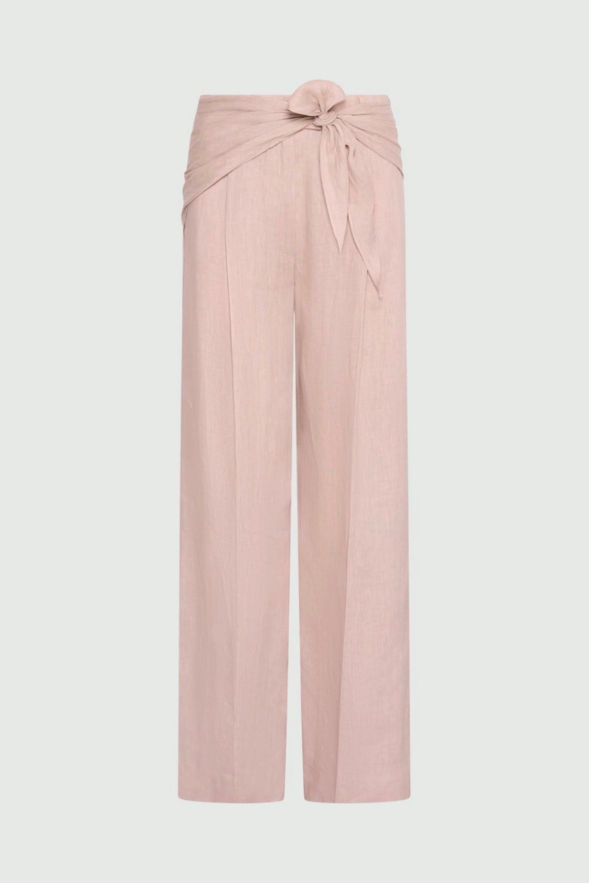MARELLA PANTALONE LUNGO  ROSA CIPRIA / 34 Pantaloni in lino donna Marella Solista1