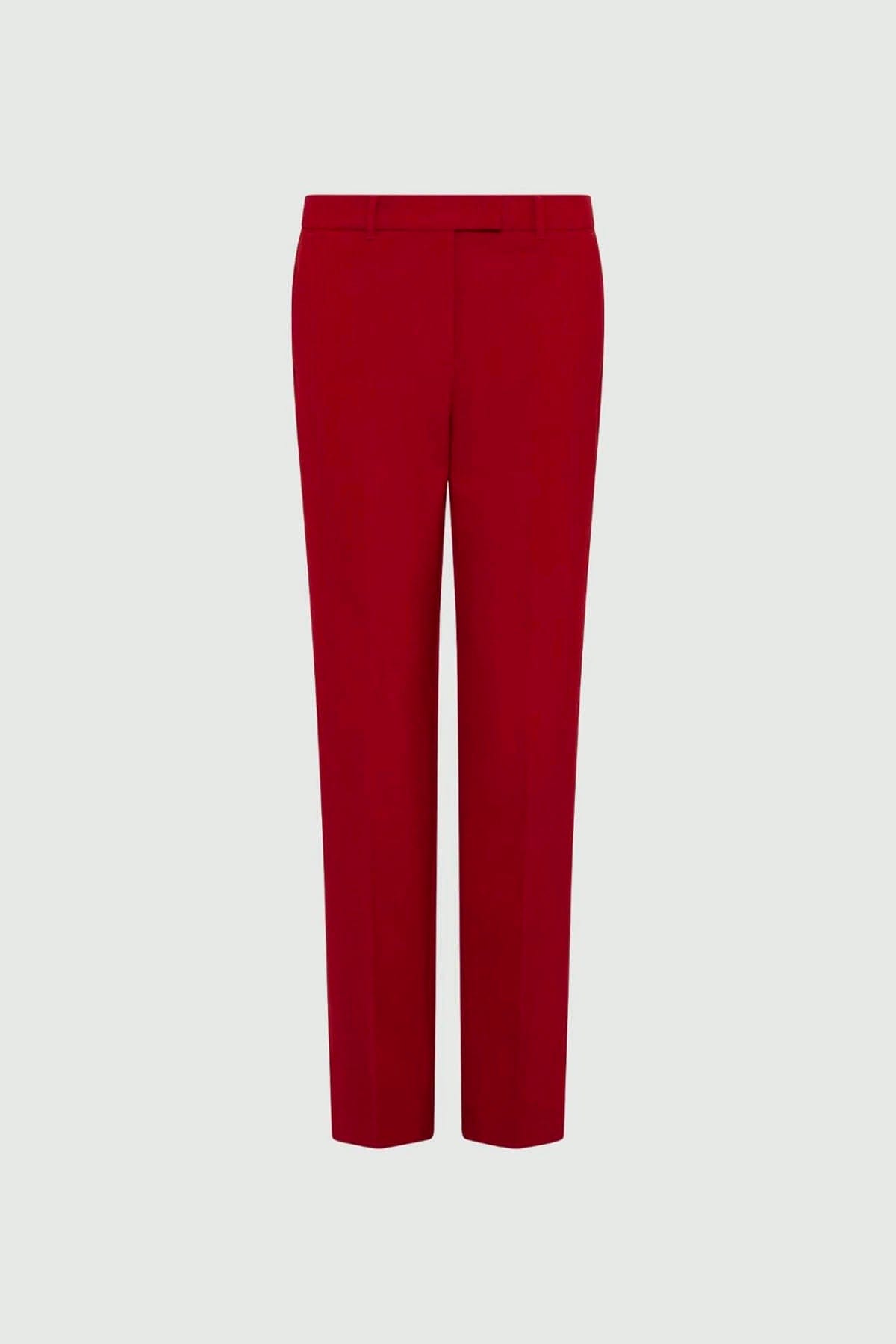 MARELLA PANTALONE LUNGO  ROSSO SCURO / 34 Pantalone Donna Marella Rosso Scuro Elegante Follle