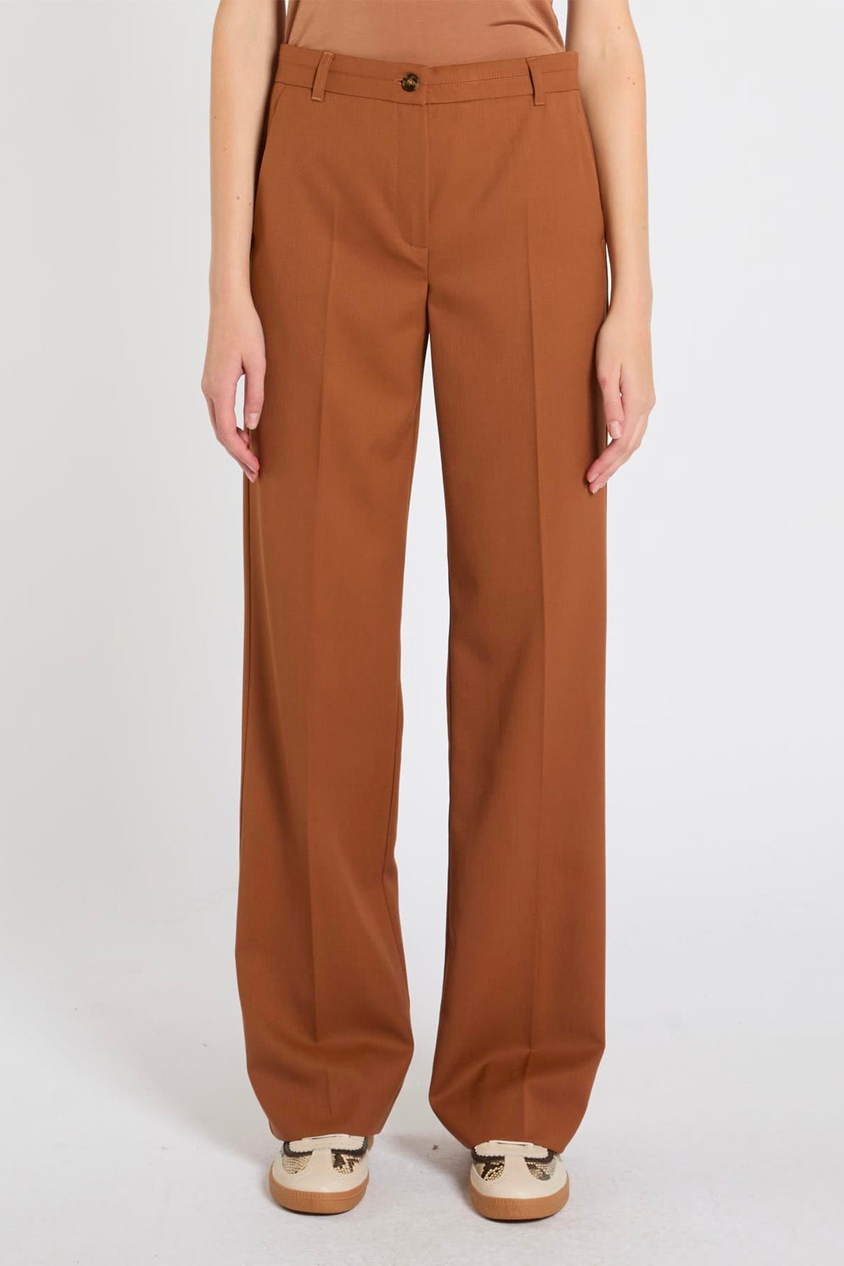 MARELLA PANTALONE LUNGO  TABACCO / 34 Pantaloni donna Marella Tabacco Mlsnembo