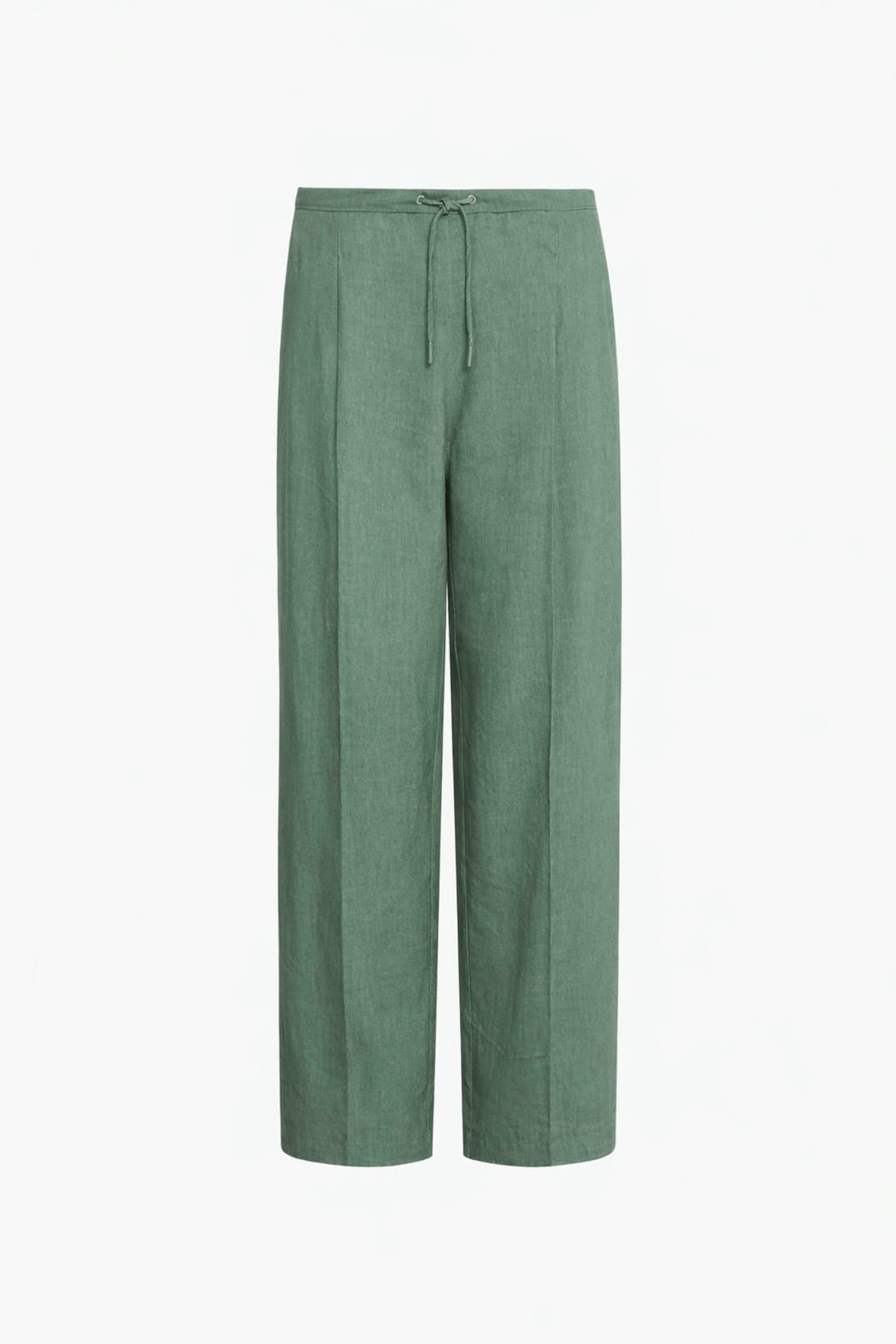 MARELLA PANTALONE LUNGO  VERDE / 34 Pantaloni over in misto lino donna Marella Monochrome Mlmalloro