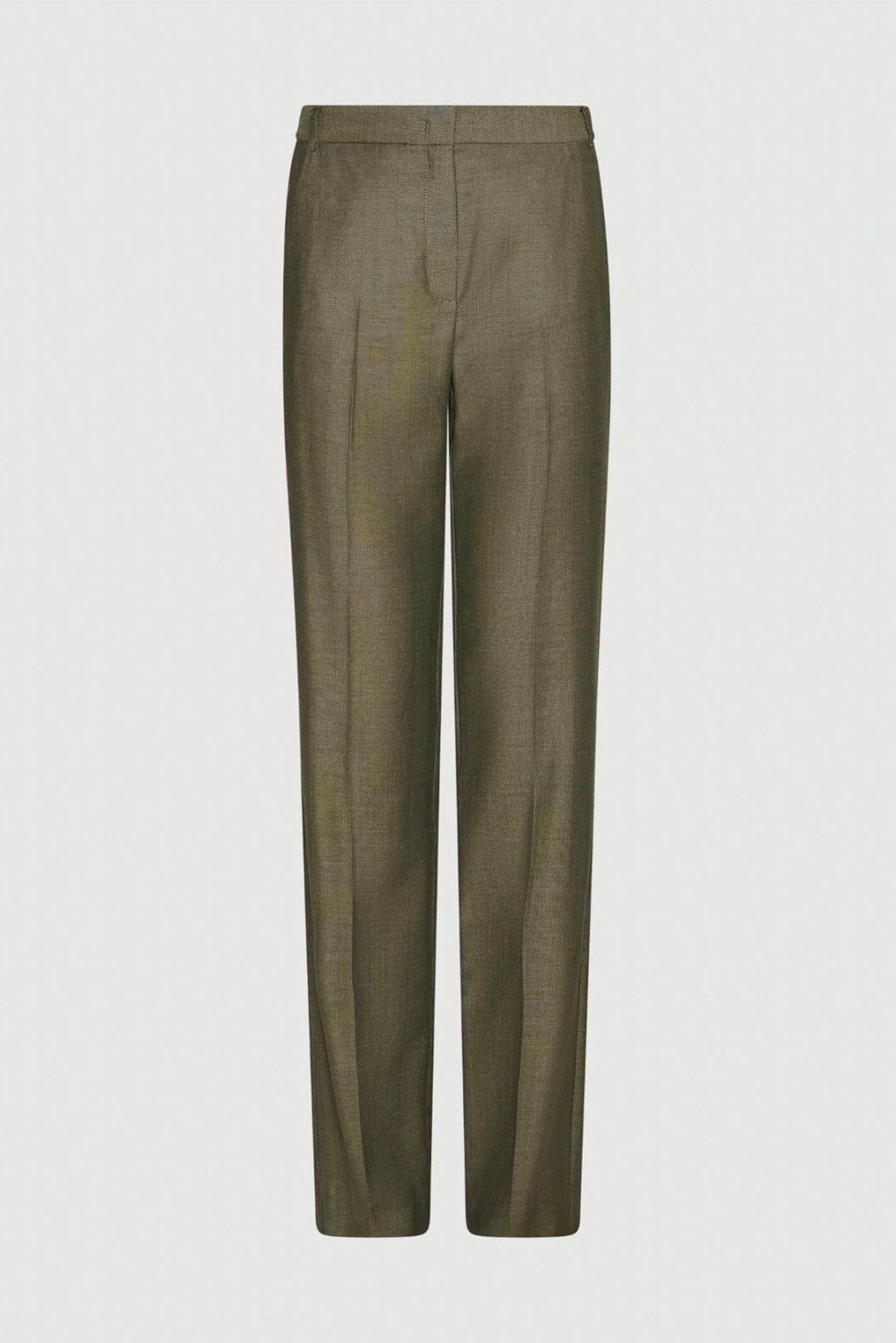 MARELLA PANTALONE LUNGO  VERDE KAKI / 34 Pantalone effetto resca donna Marella Edison