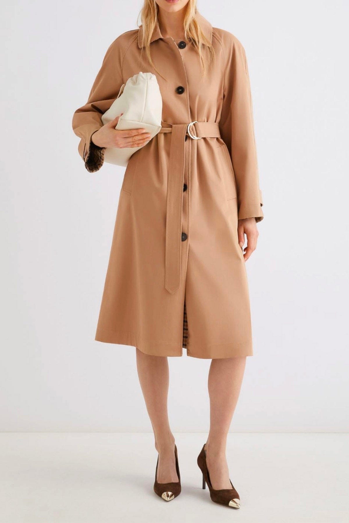 MARELLA SOPRABITO-IMPERMEABILE  Trench/Impermeabile lungo donna Marella Ragusa
