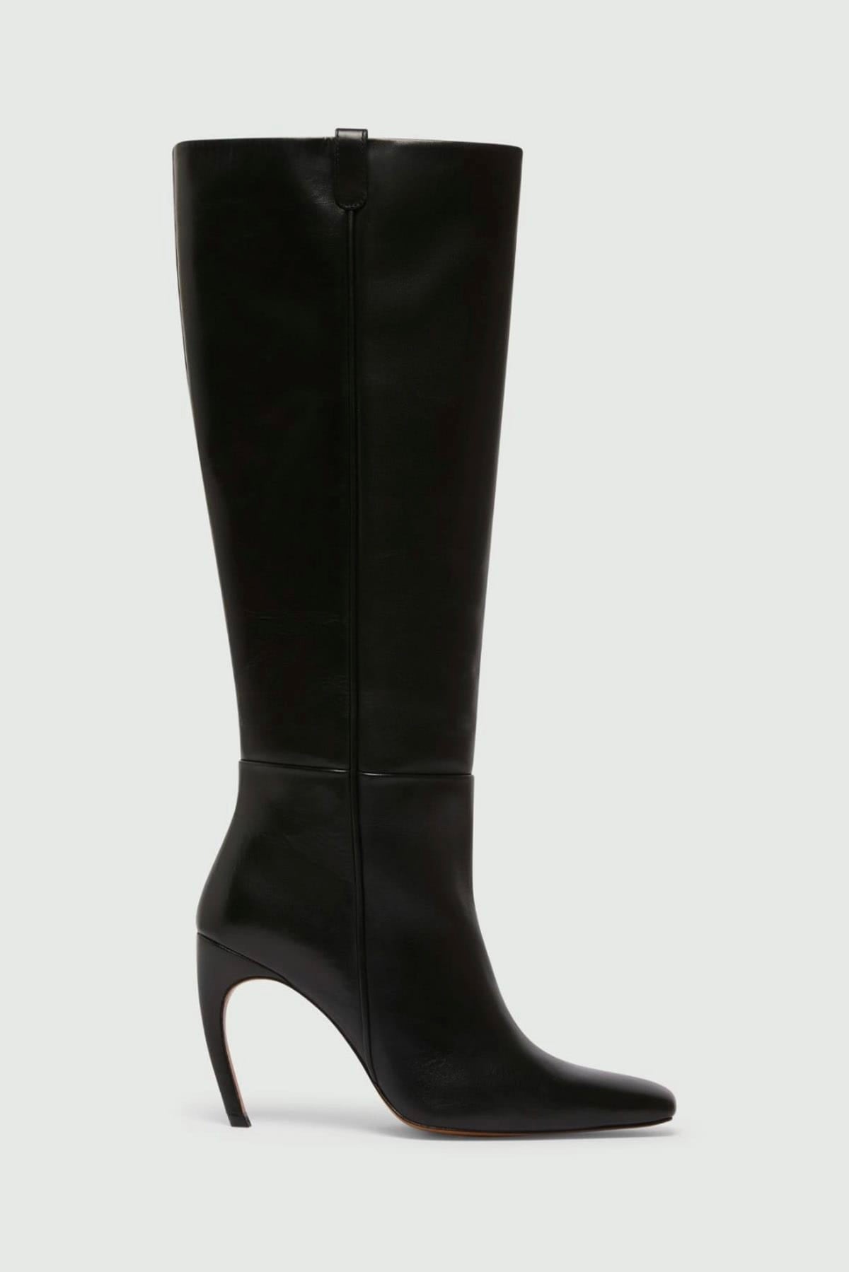 MARELLA STIVALI - STIVALETTI  NERO / 34 Stivali neri in pelle donna Marella Mllnespola