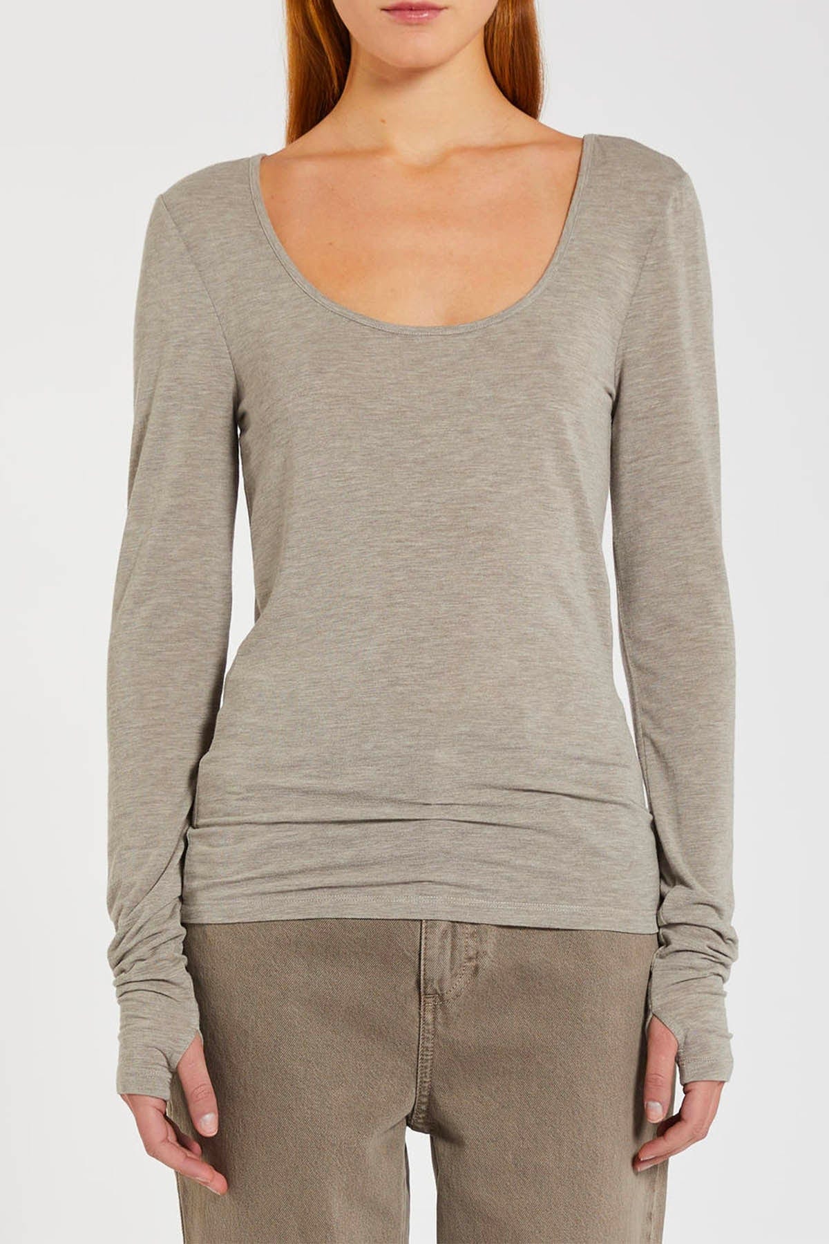 MARELLA T'SHIRT  GRIGIO MELANGE / XXS Maglia Donna Marella Filo