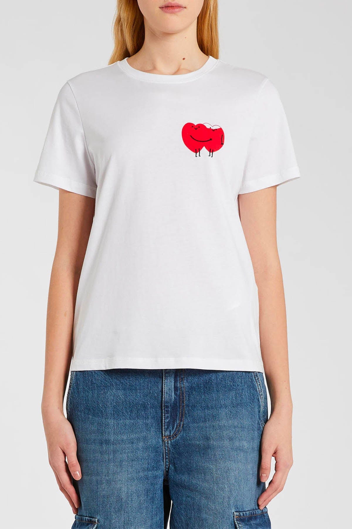 MARELLA T&#39;SHIRT  HEART HUG / XXS T-Shirt Donna Marella Speme