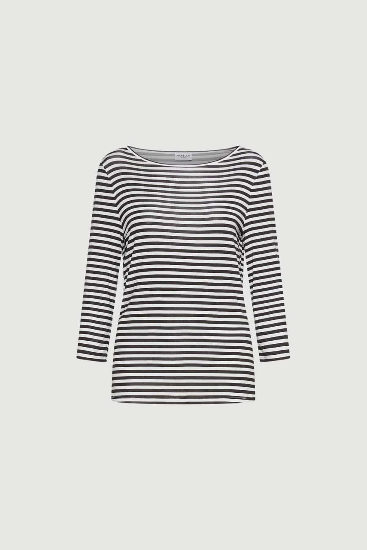 MARELLA T'SHIRT  RIGATO / XXS T-Shirt rigata donna maniche lunghe Marella Euro